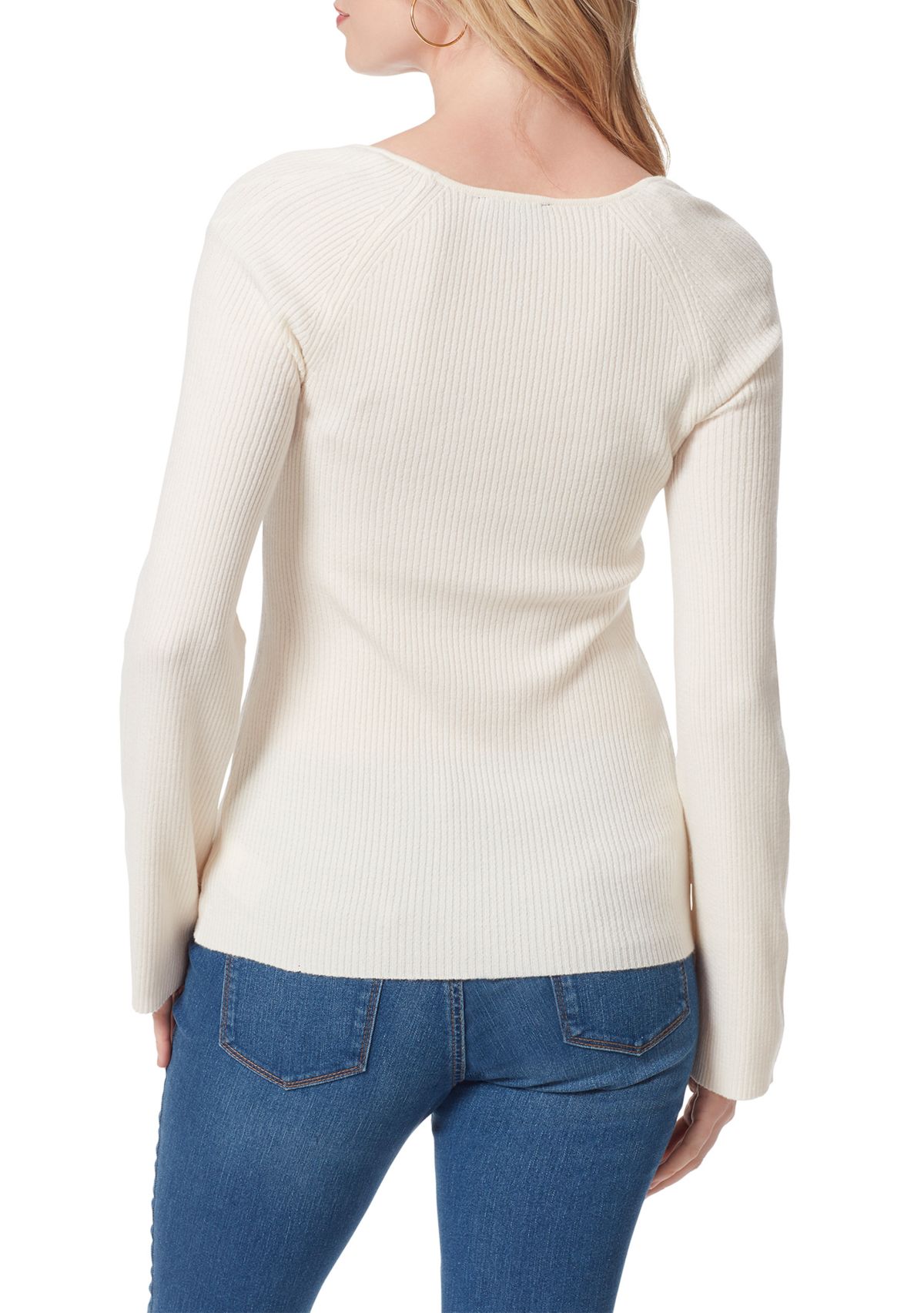 Long Sleeve Calisata Square Neck Top