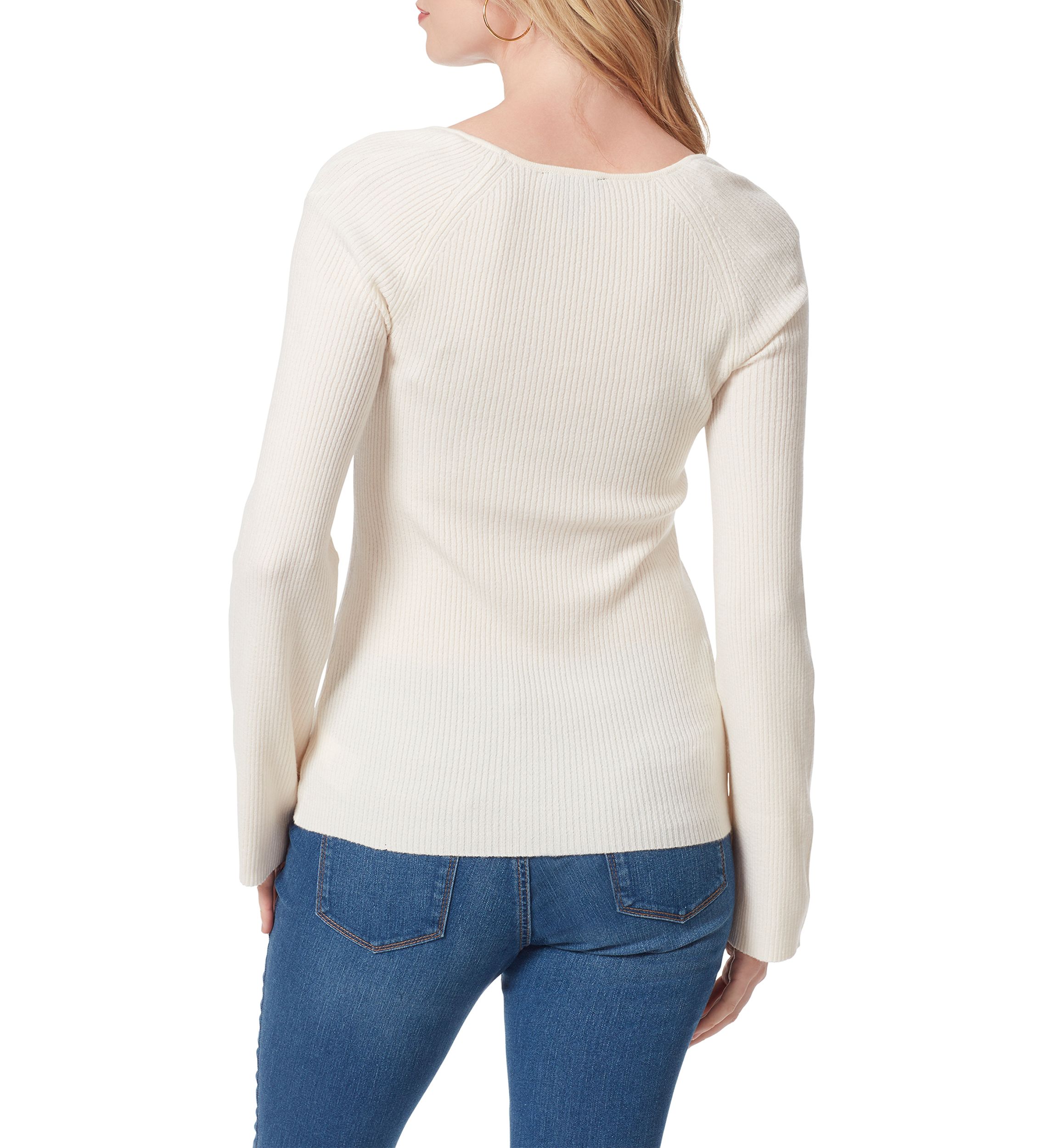 Long Sleeve Calisata Square Neck Top