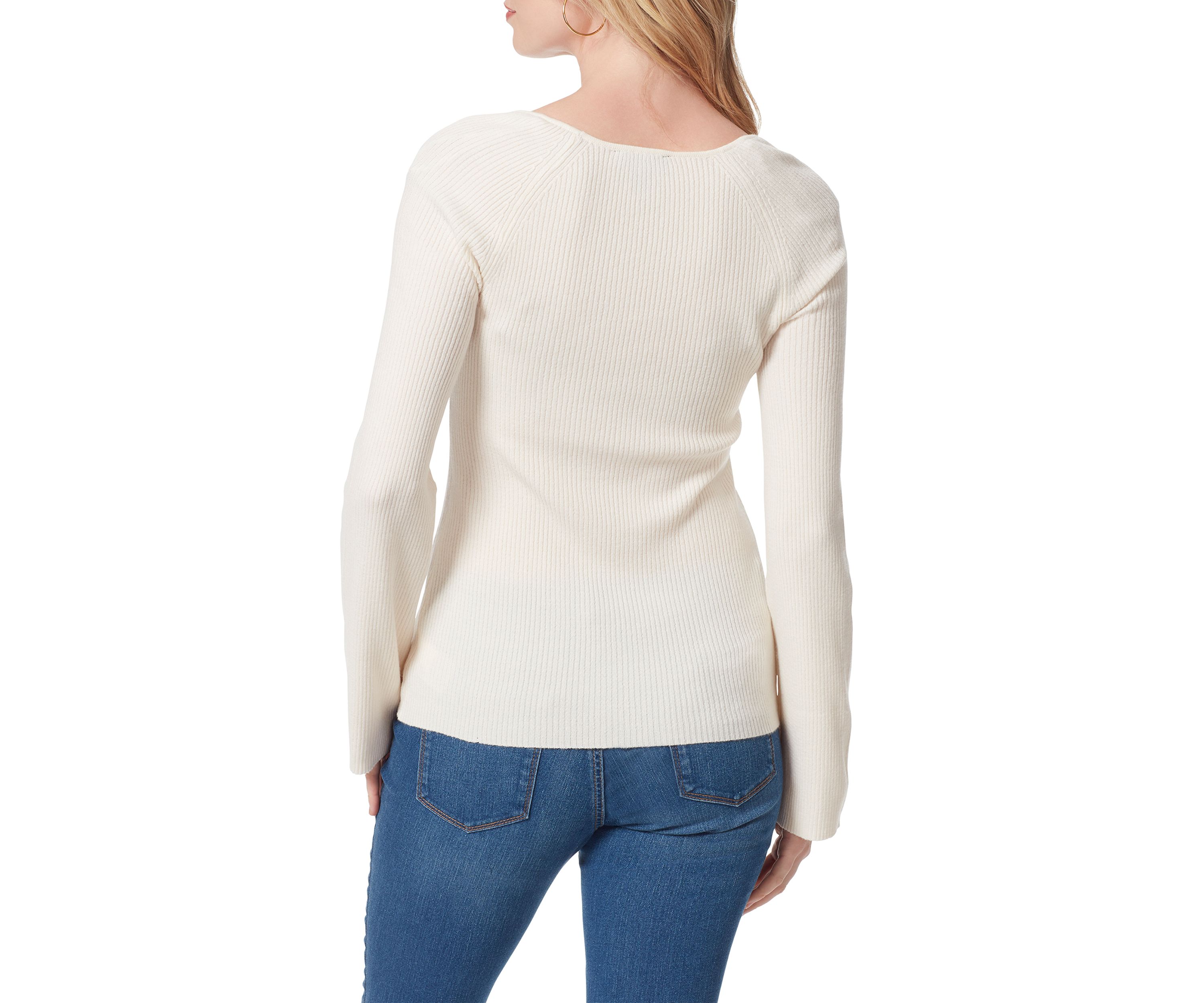 Long Sleeve Calisata Square Neck Top