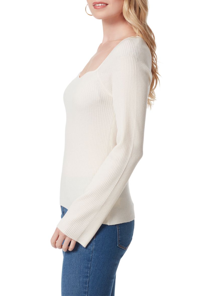 Long Sleeve Calisata Square Neck Top