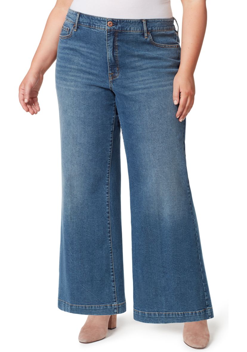 Curvy True Love Wide Leg Trousers