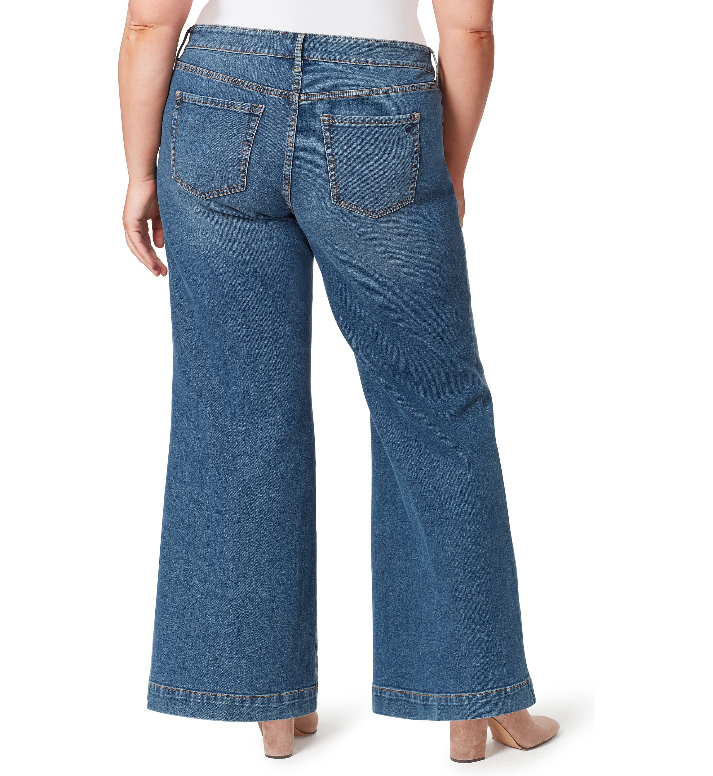 Curvy True Love Wide Leg Trousers