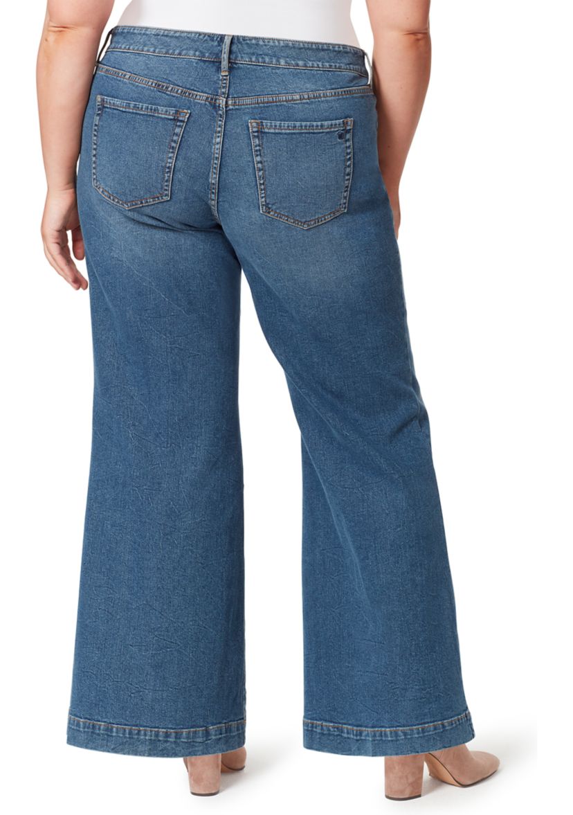 Curvy True Love Wide Leg Trousers