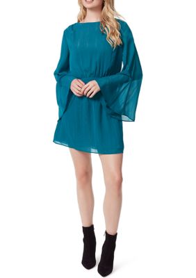 Jessica Simpson Women's Long Sleeve Amelia Dress, Large