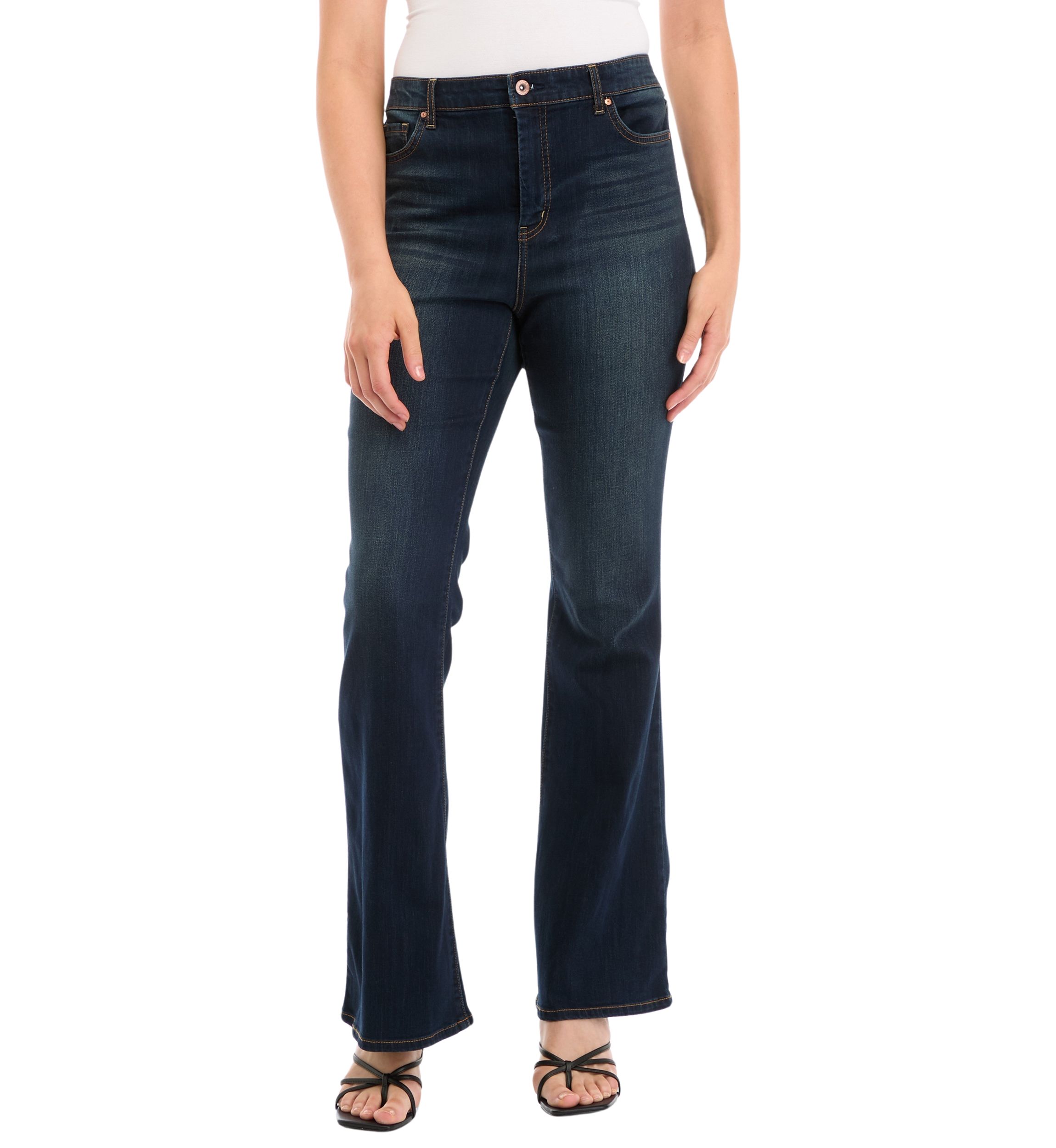 Adored High Rise Flare Jeans