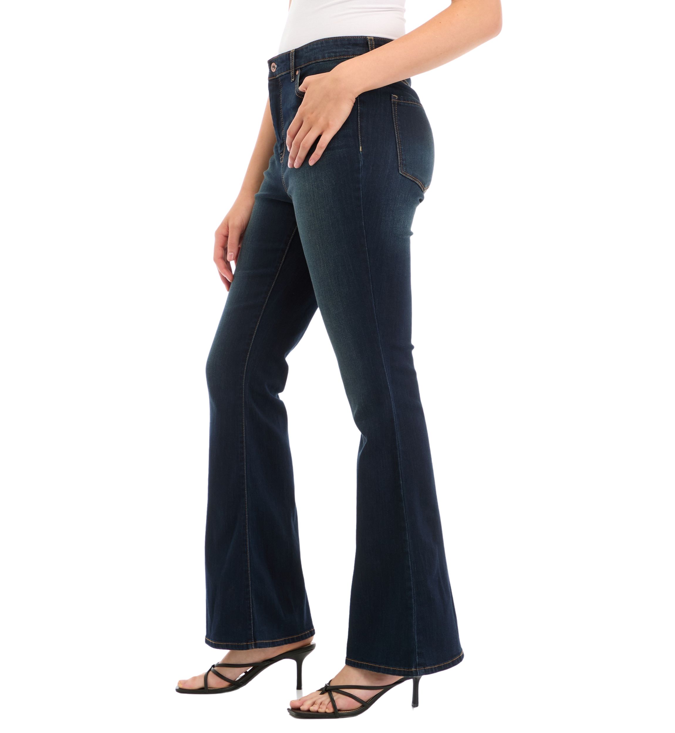 Adored High Rise Flare Jeans