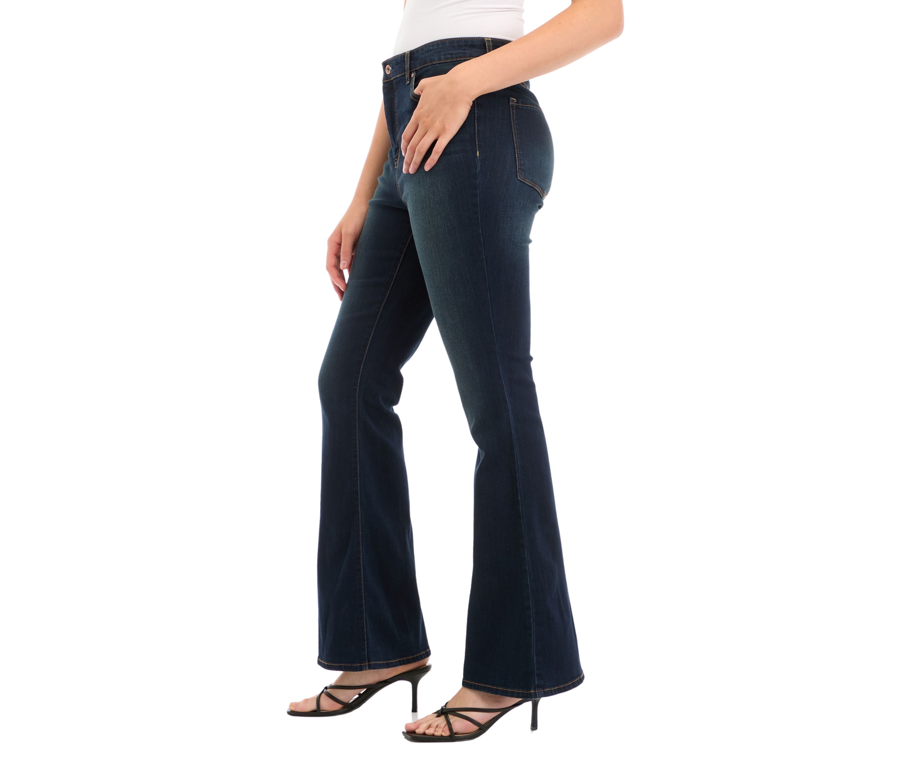 Adored High Rise Flare Jeans