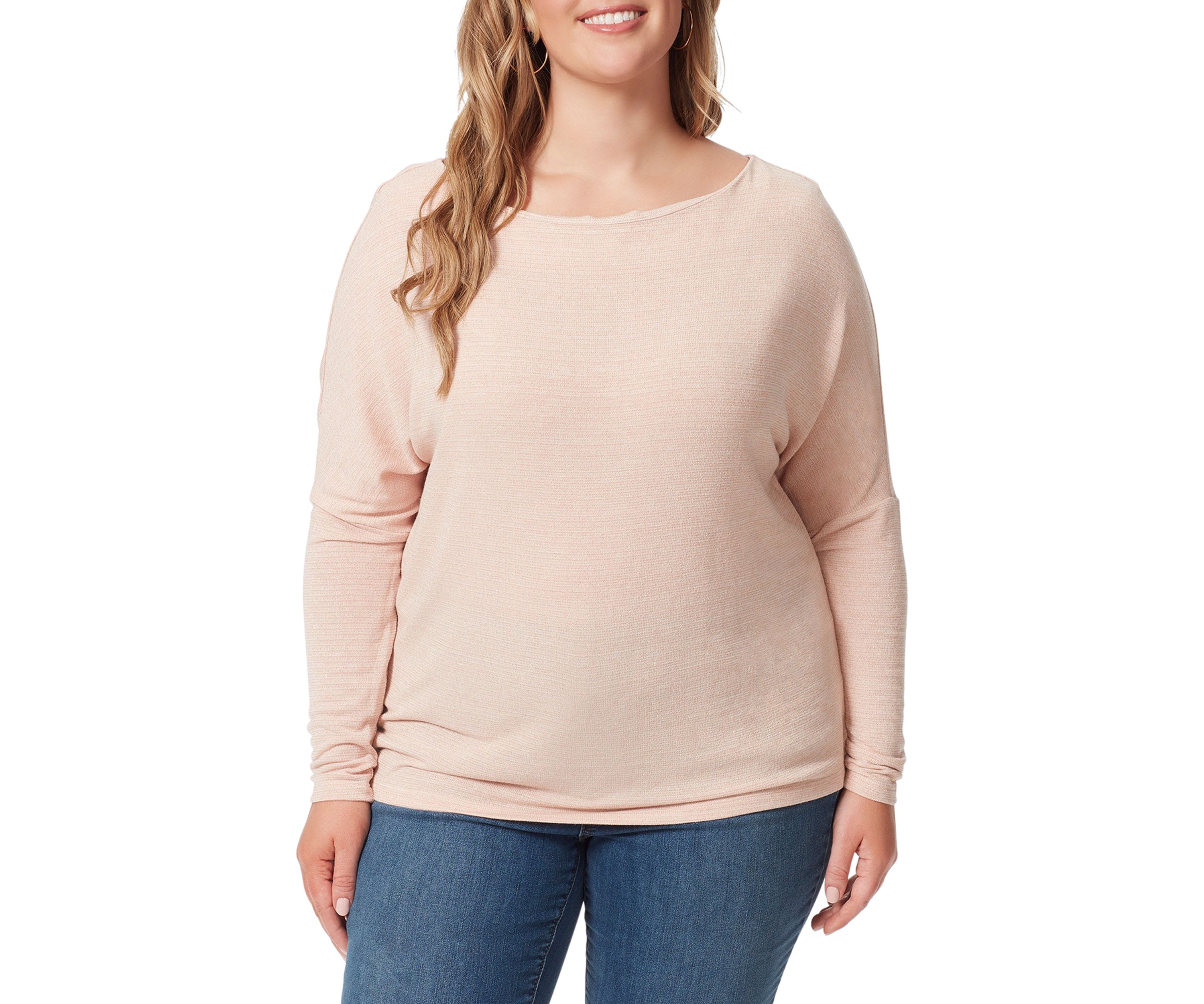 Plus Size Giana Asymmetric Neck Top