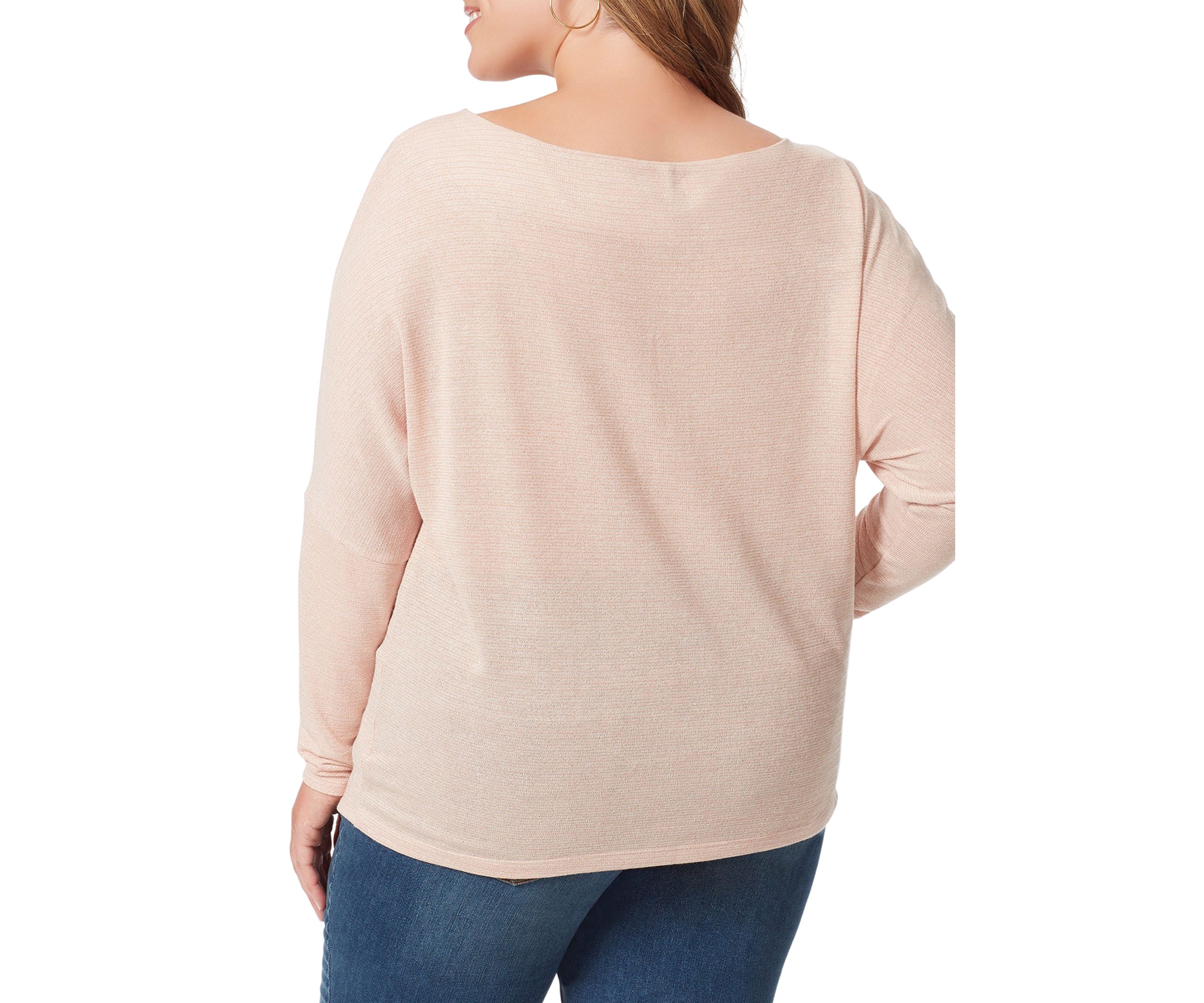 Plus Size Giana Asymmetric Neck Top
