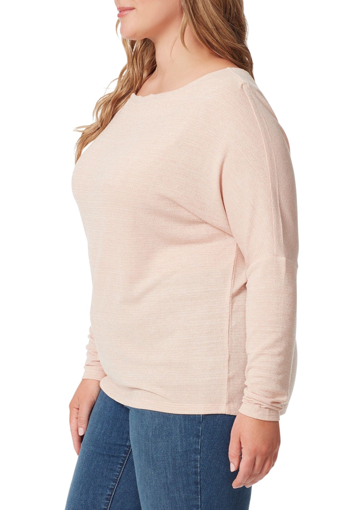 Plus Size Giana Asymmetric Neck Top