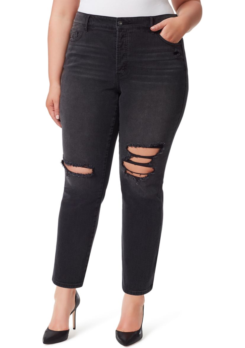 Plus Size Straight Fit Jeans