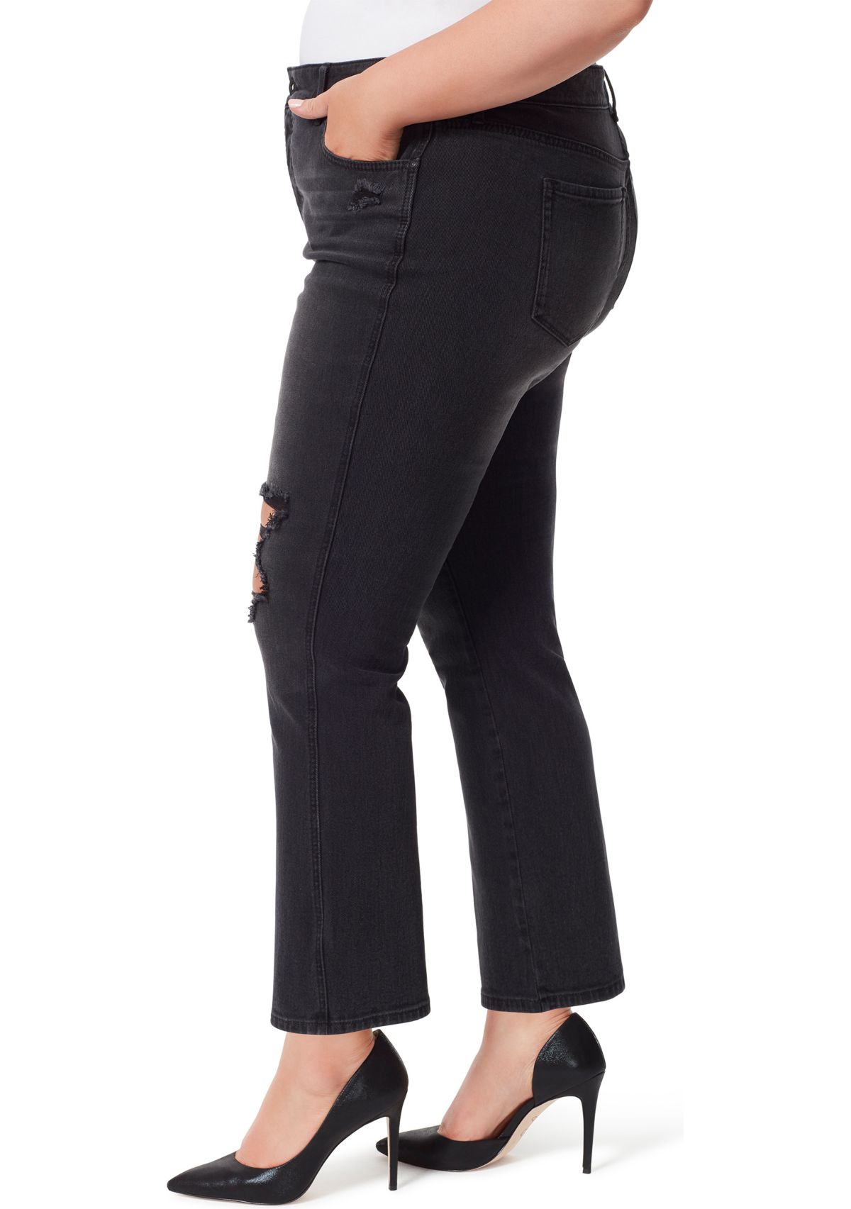 Plus Size Straight Fit Jeans