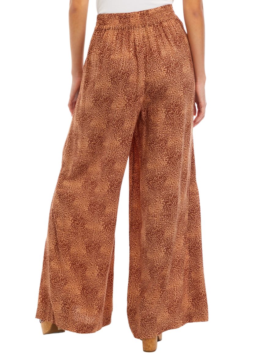 Printed Wide Leg Pants