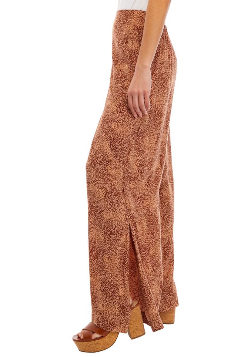 Printed Wide Leg Pants