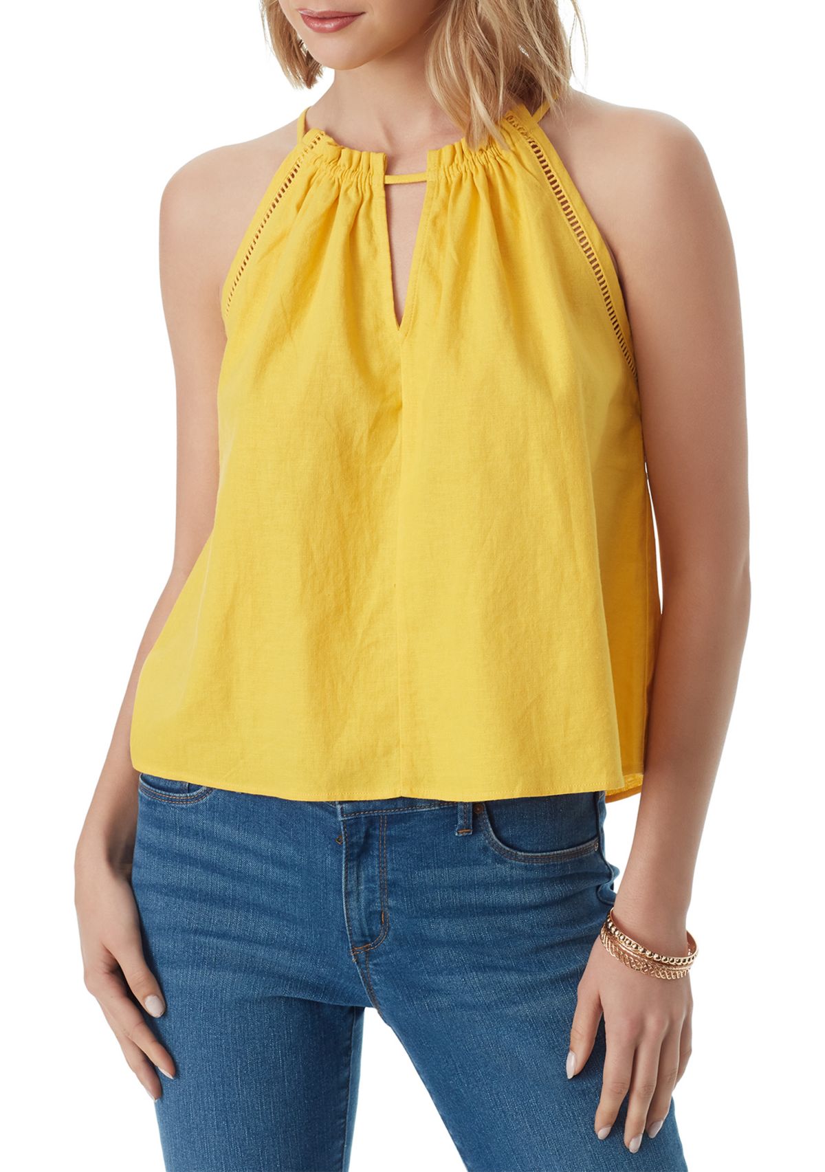 Demi Solid Halter Tank Top