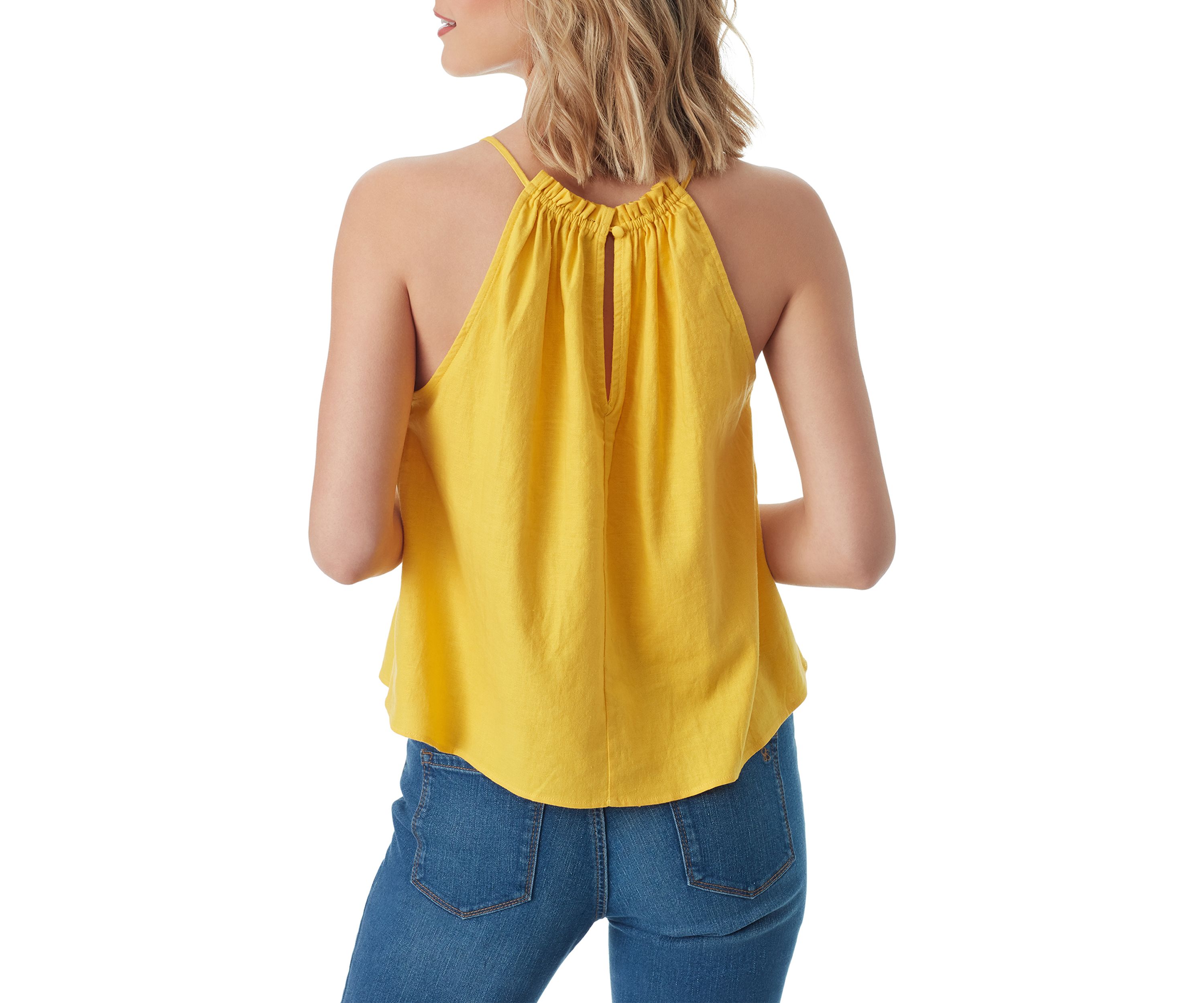 Demi Solid Halter Tank Top