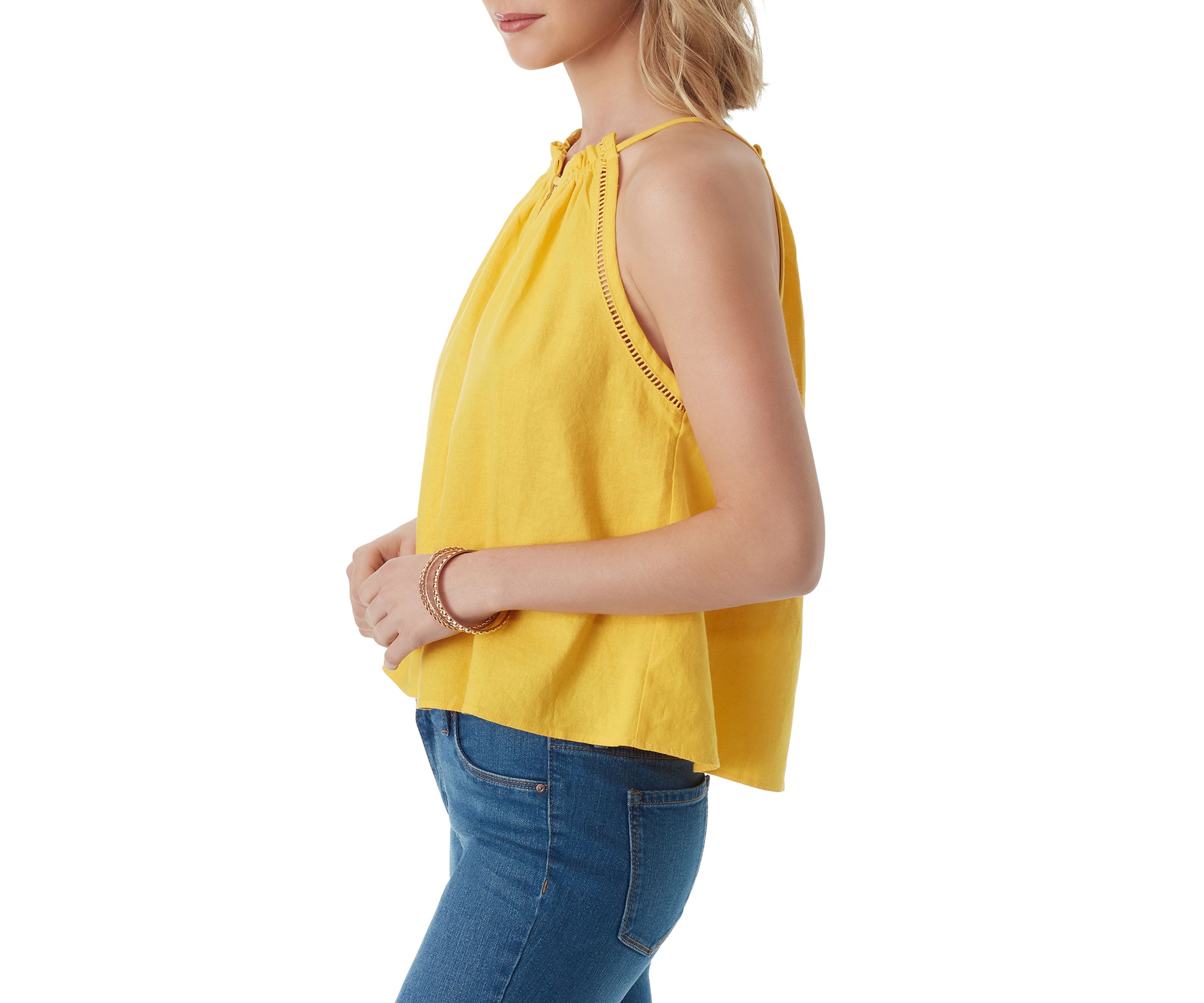 Demi Solid Halter Tank Top