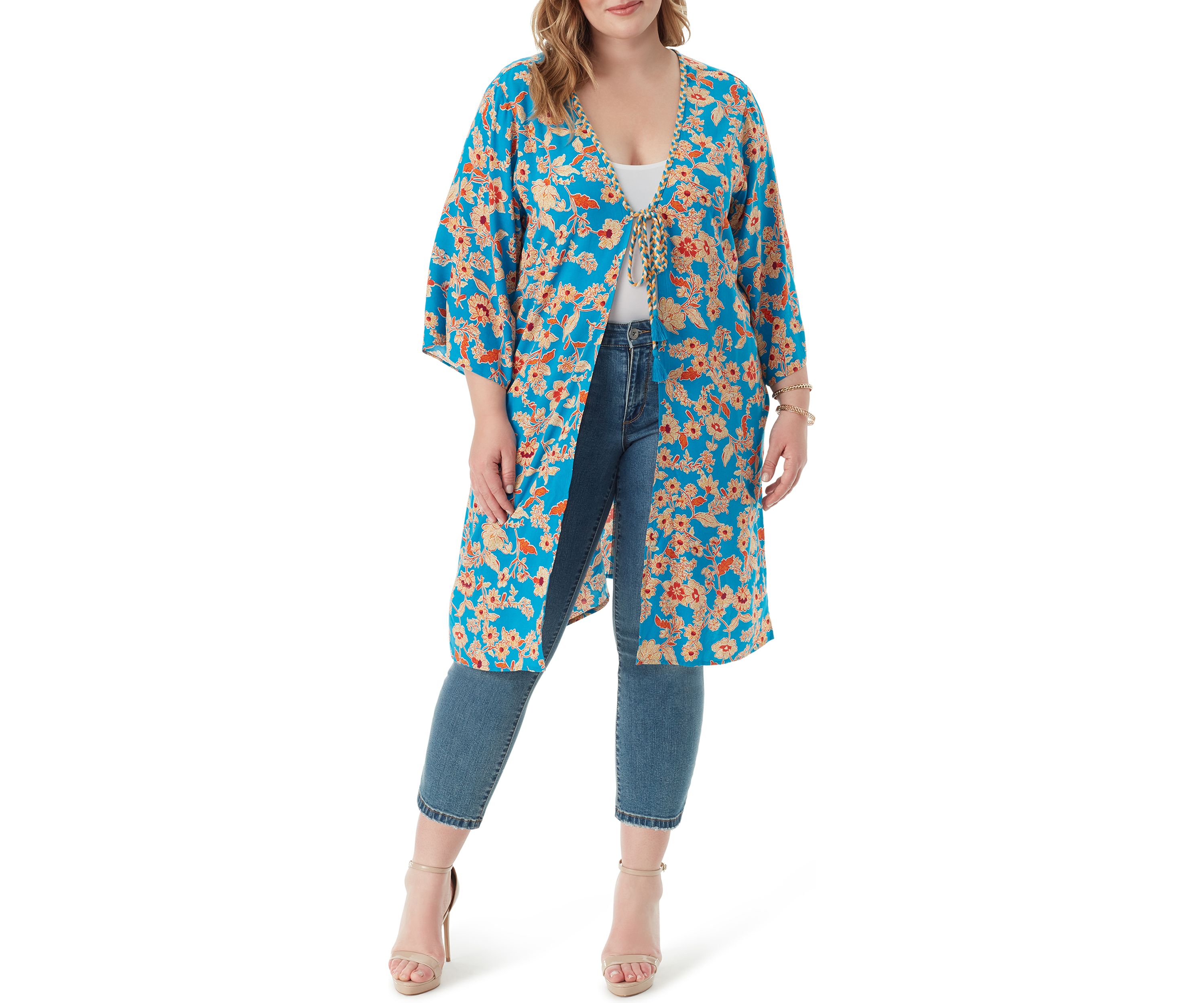 Plus Size Rami Kimono