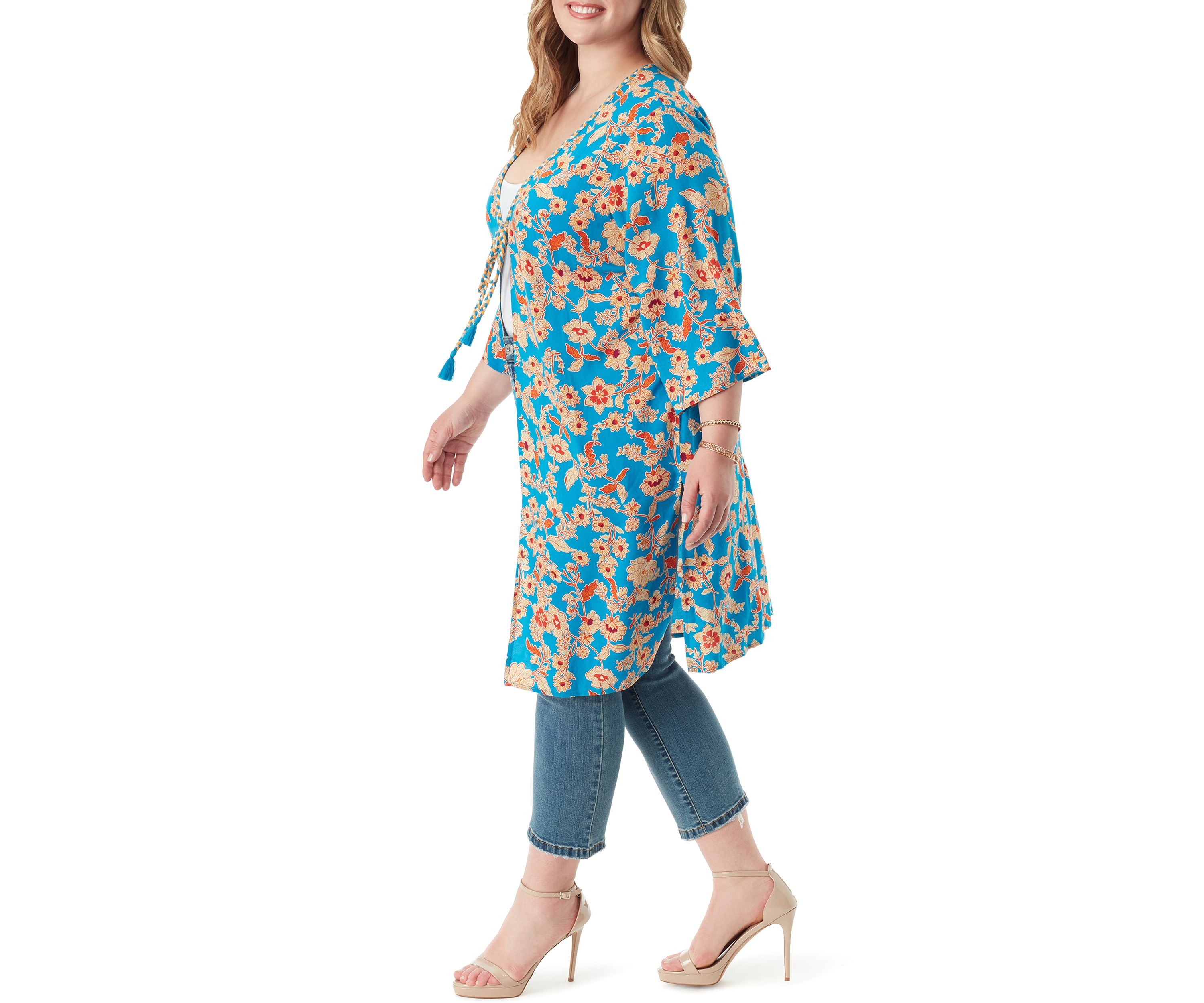 Plus Size Rami Kimono