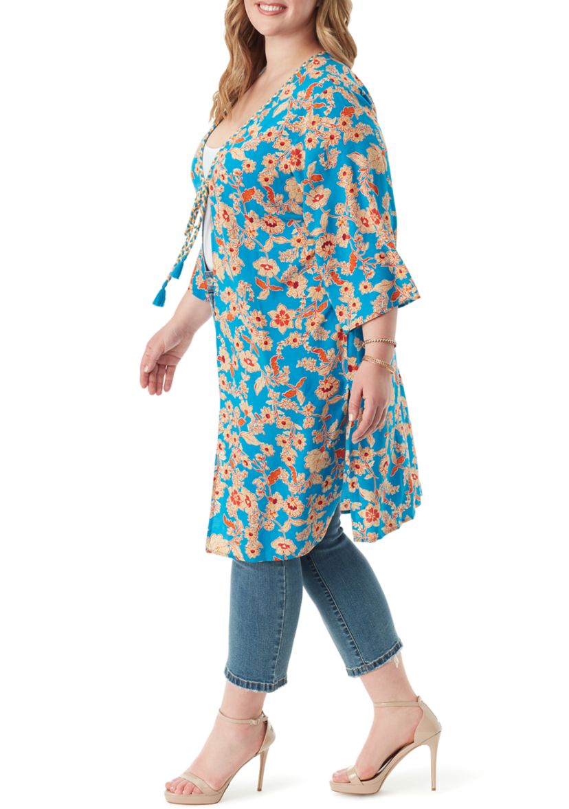 Plus Size Rami Kimono
