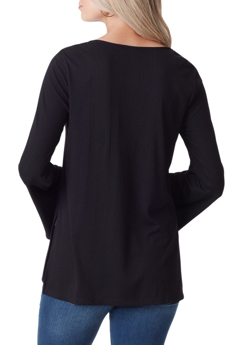 Jasleen Long Sleeve Knit Top