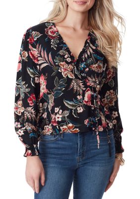 Caroline Wraptop Tops Women Blouses / Summer Top Black Owned