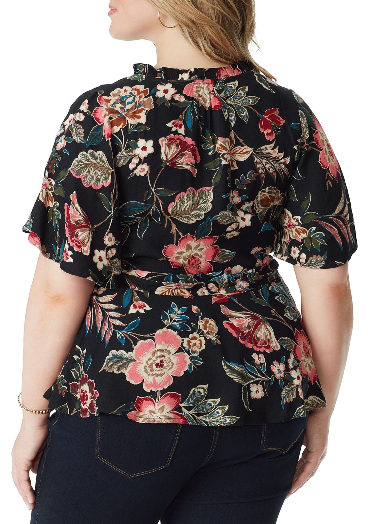 Plus Size Misha Wrap Top