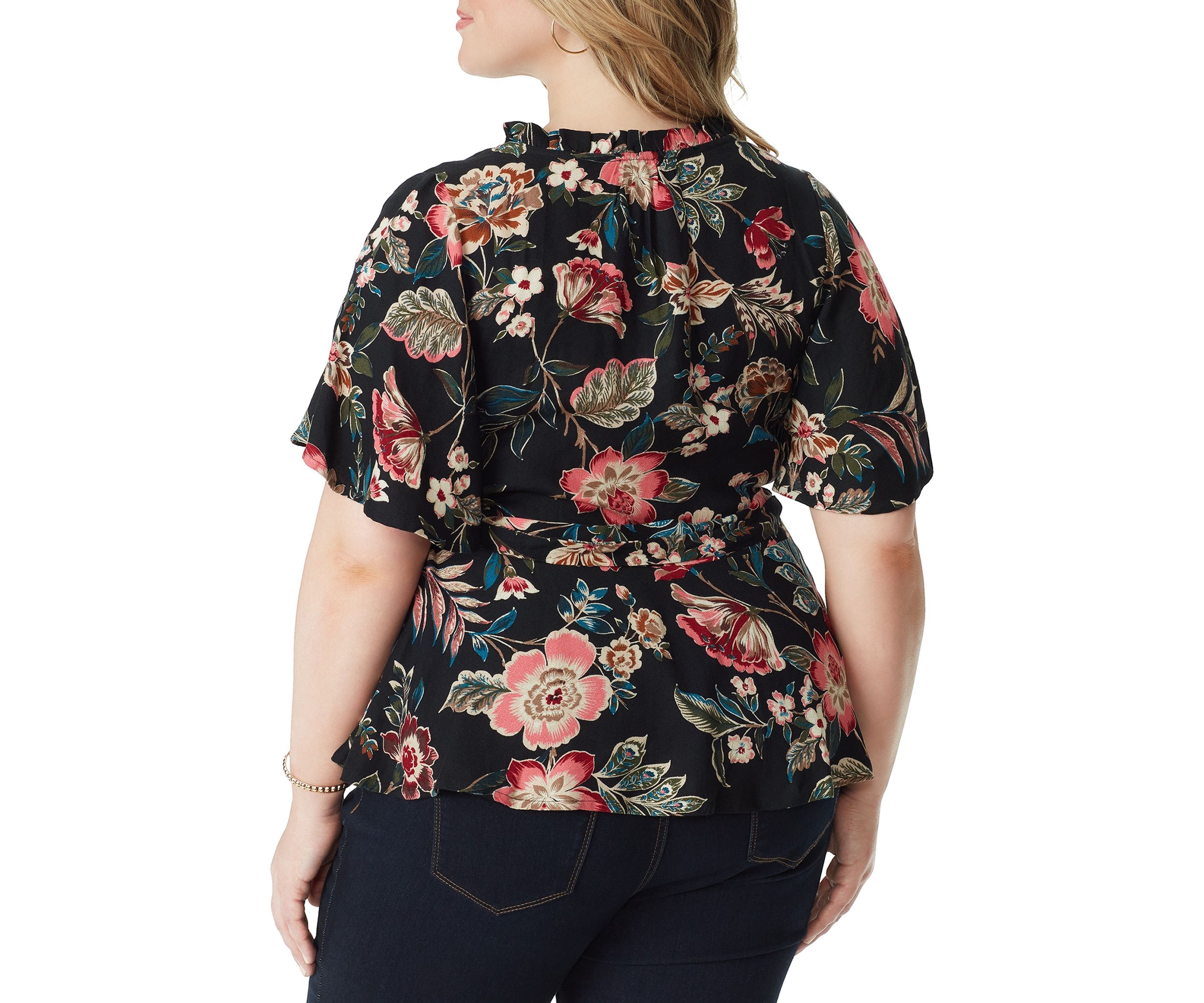 Plus Size Misha Wrap Top