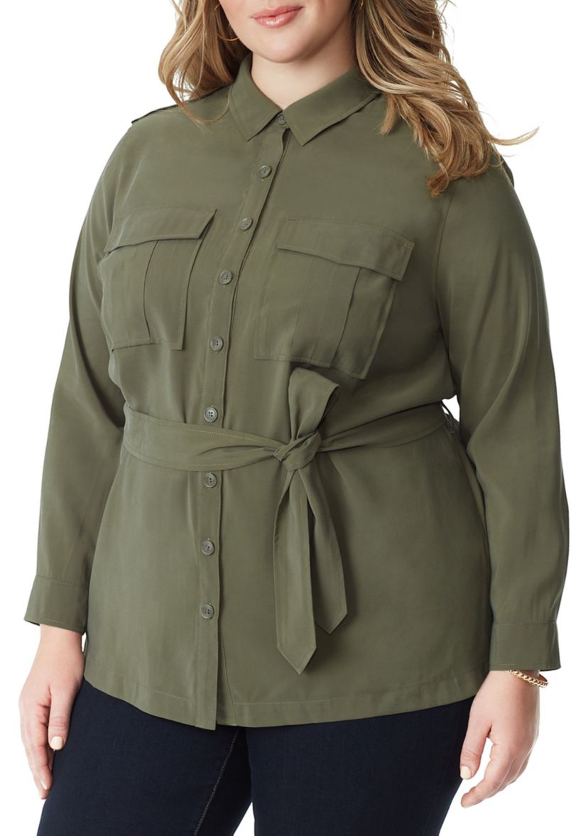 Plus Size Jessa Safari Jacket