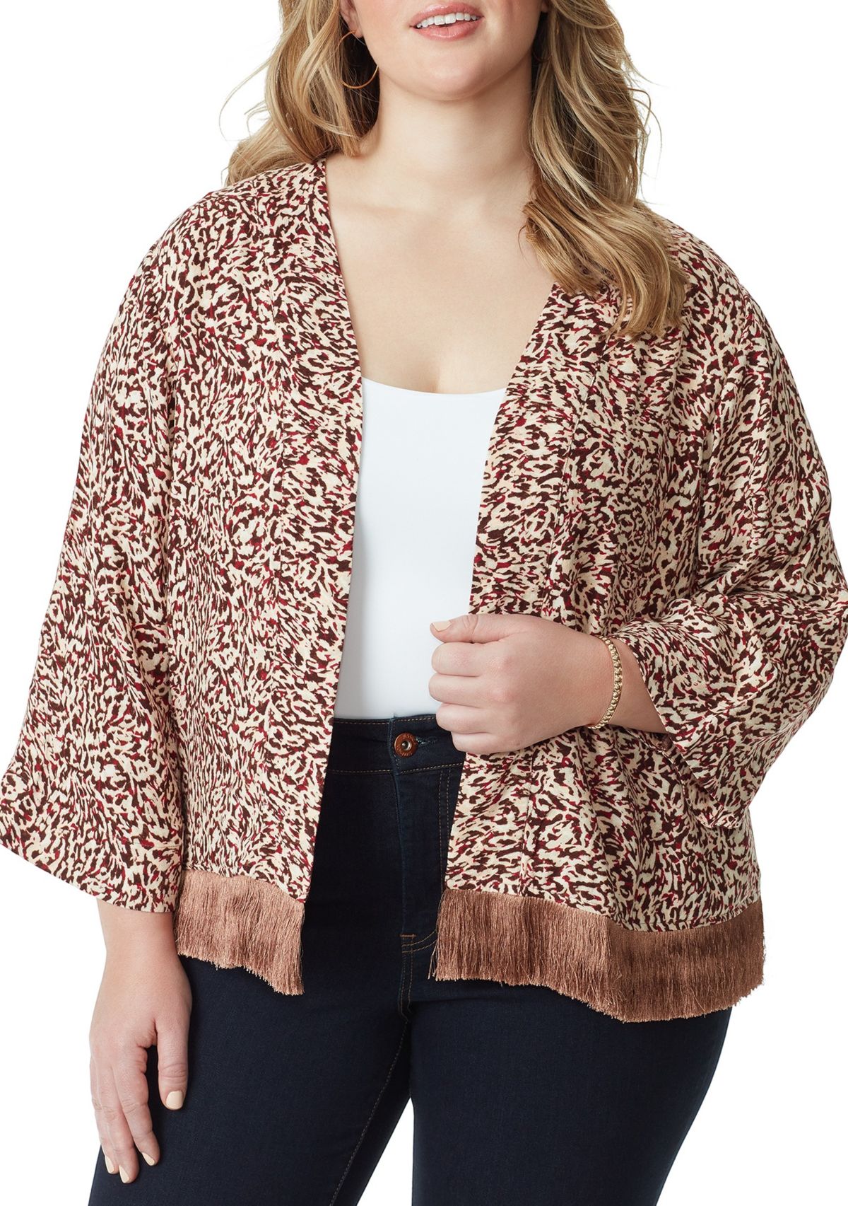 Plus Size Anya Cropped Duster