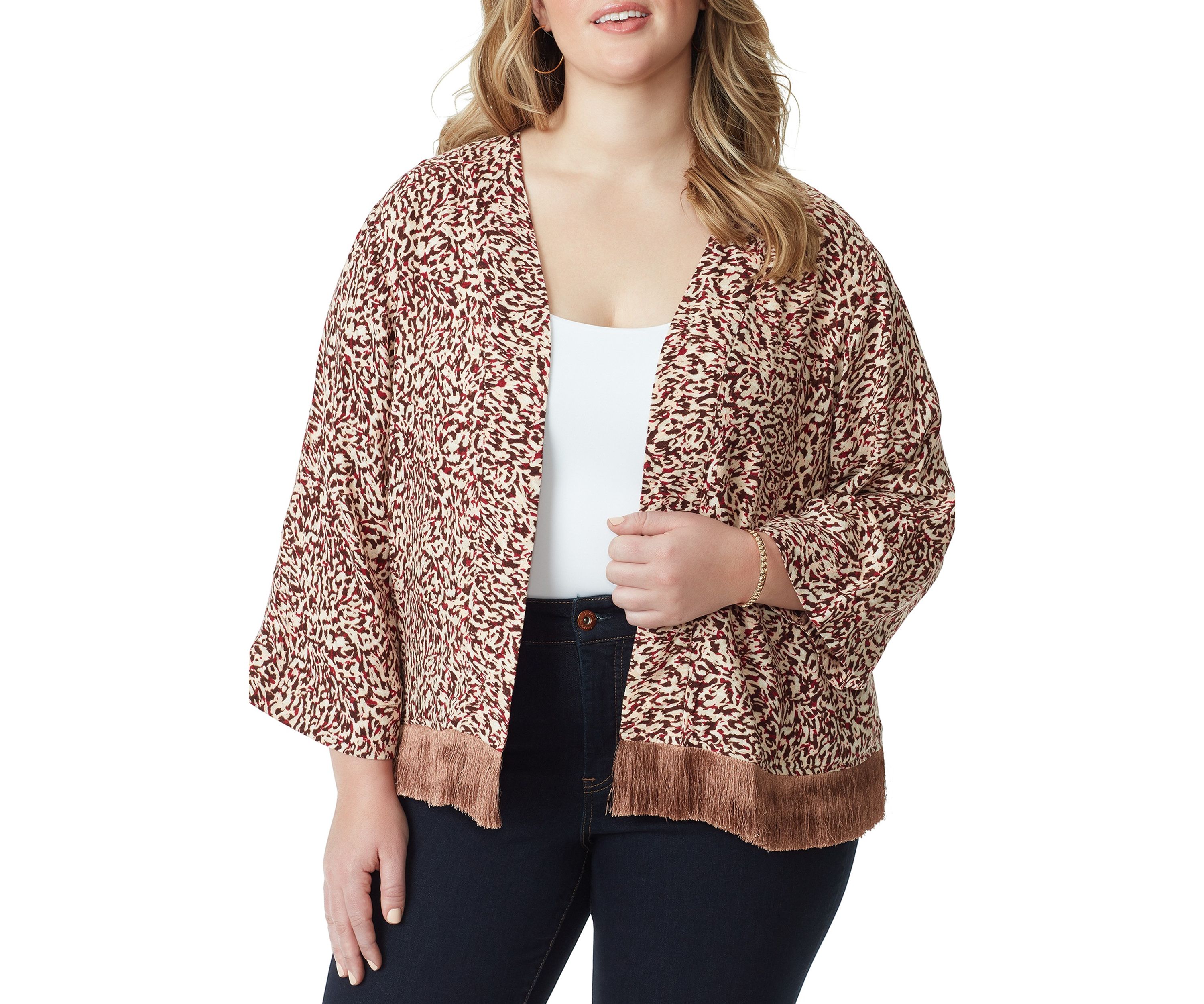Plus Size Anya Cropped Duster