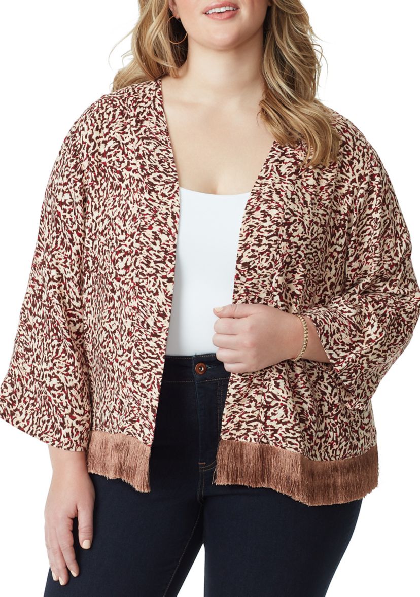 Plus Size Anya Cropped Duster
