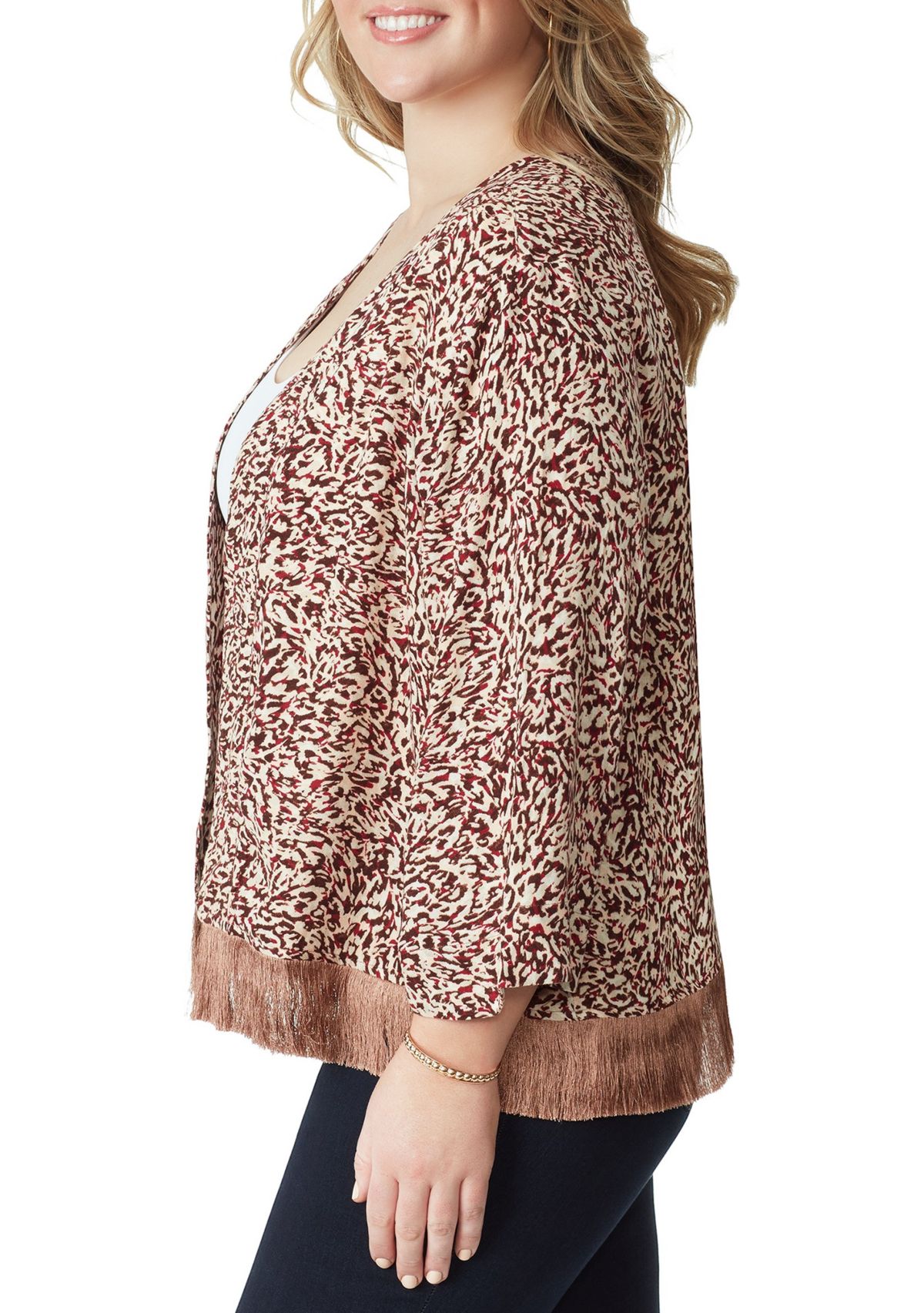 Plus Size Anya Cropped Duster