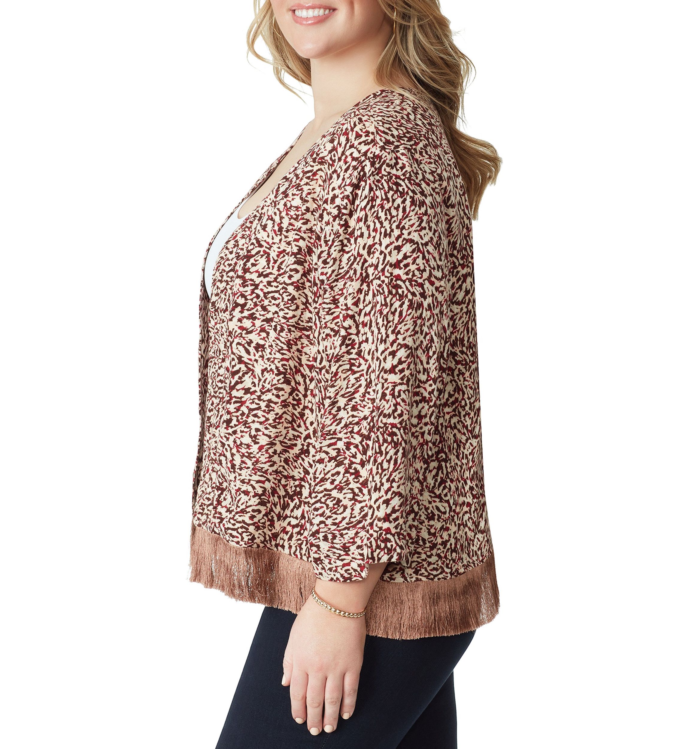Plus Size Anya Cropped Duster