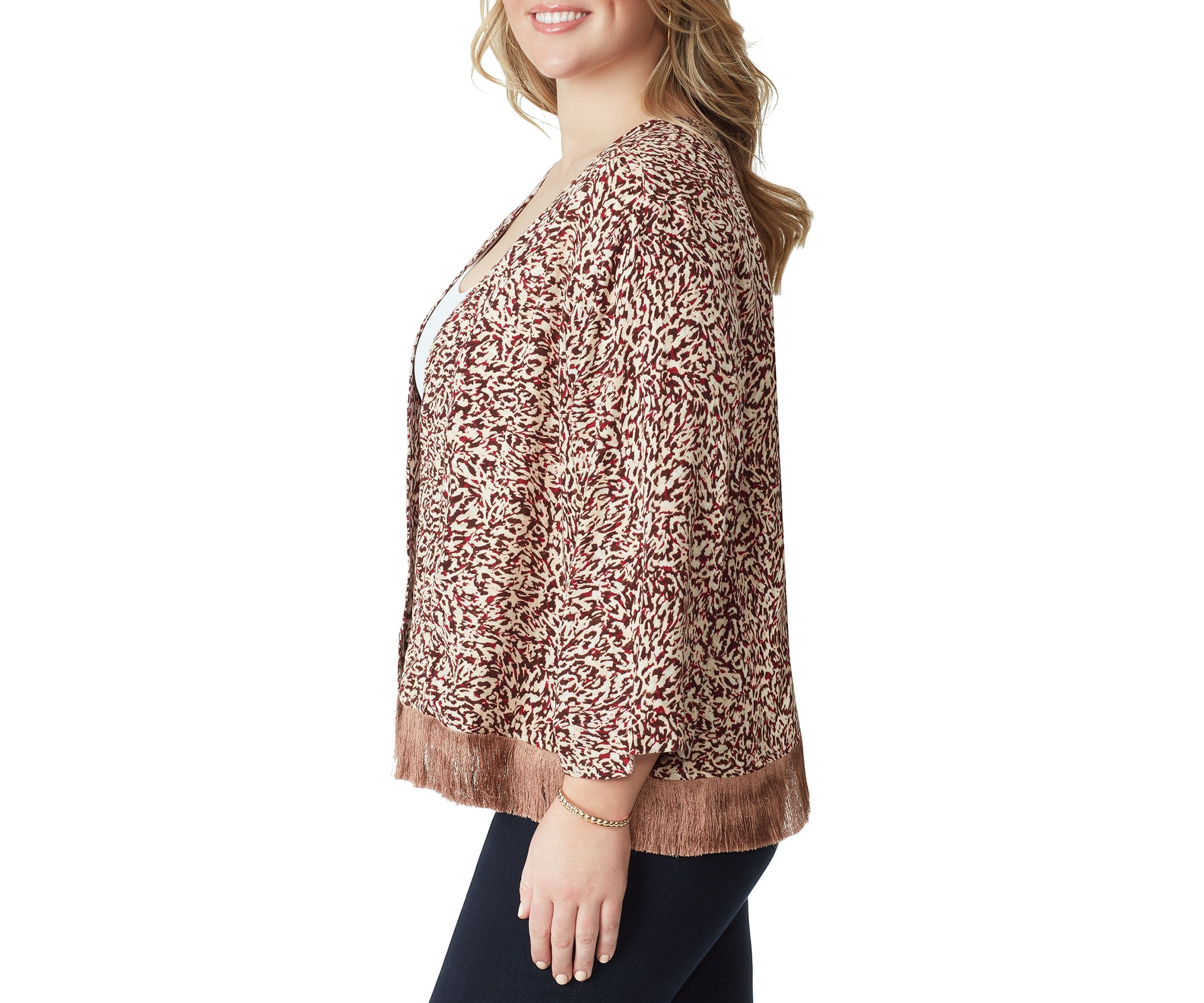 Plus Size Anya Cropped Duster
