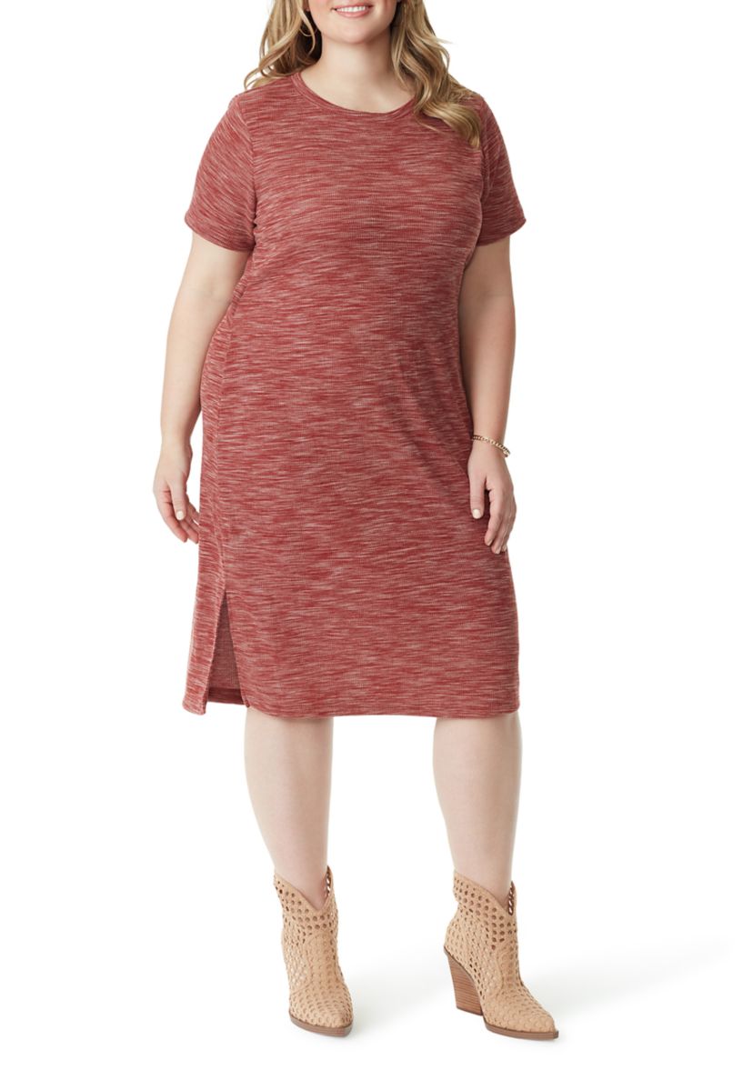 Plus Size Short Sleeve Knit Bryna Dress