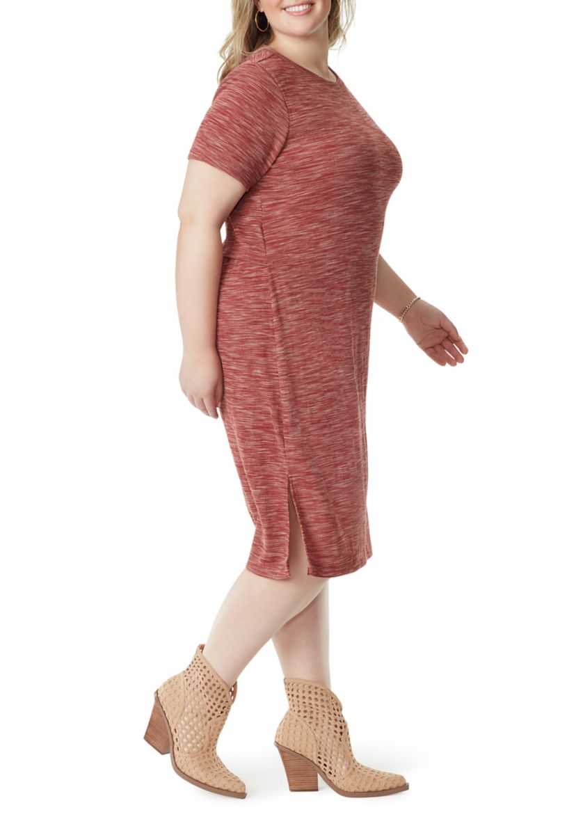 Plus Size Short Sleeve Knit Bryna Dress
