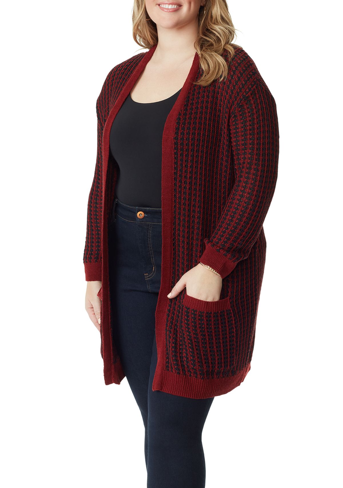 Plus Size Open Cardi Sterling Sweater