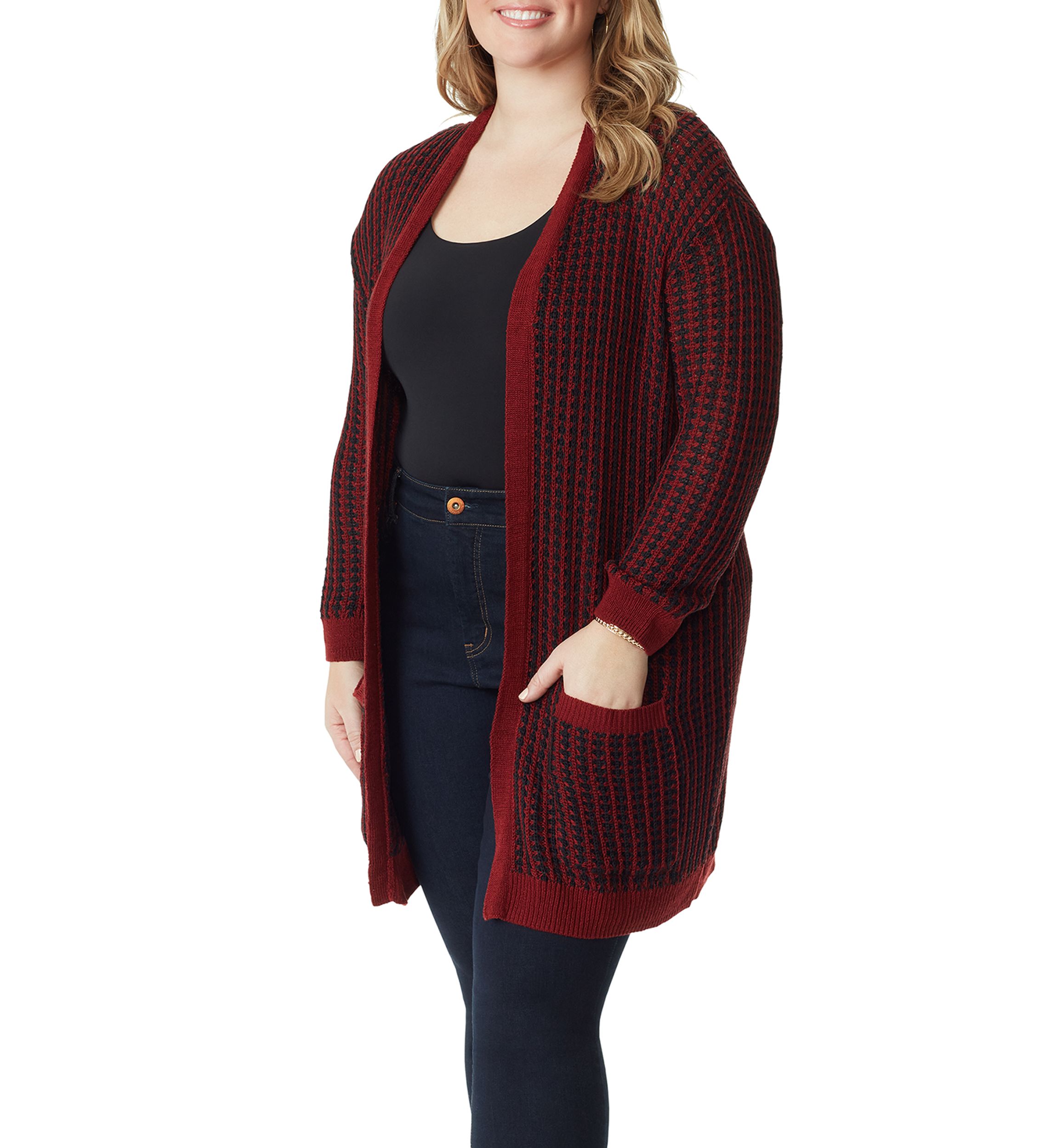 Plus Size Open Cardi Sterling Sweater