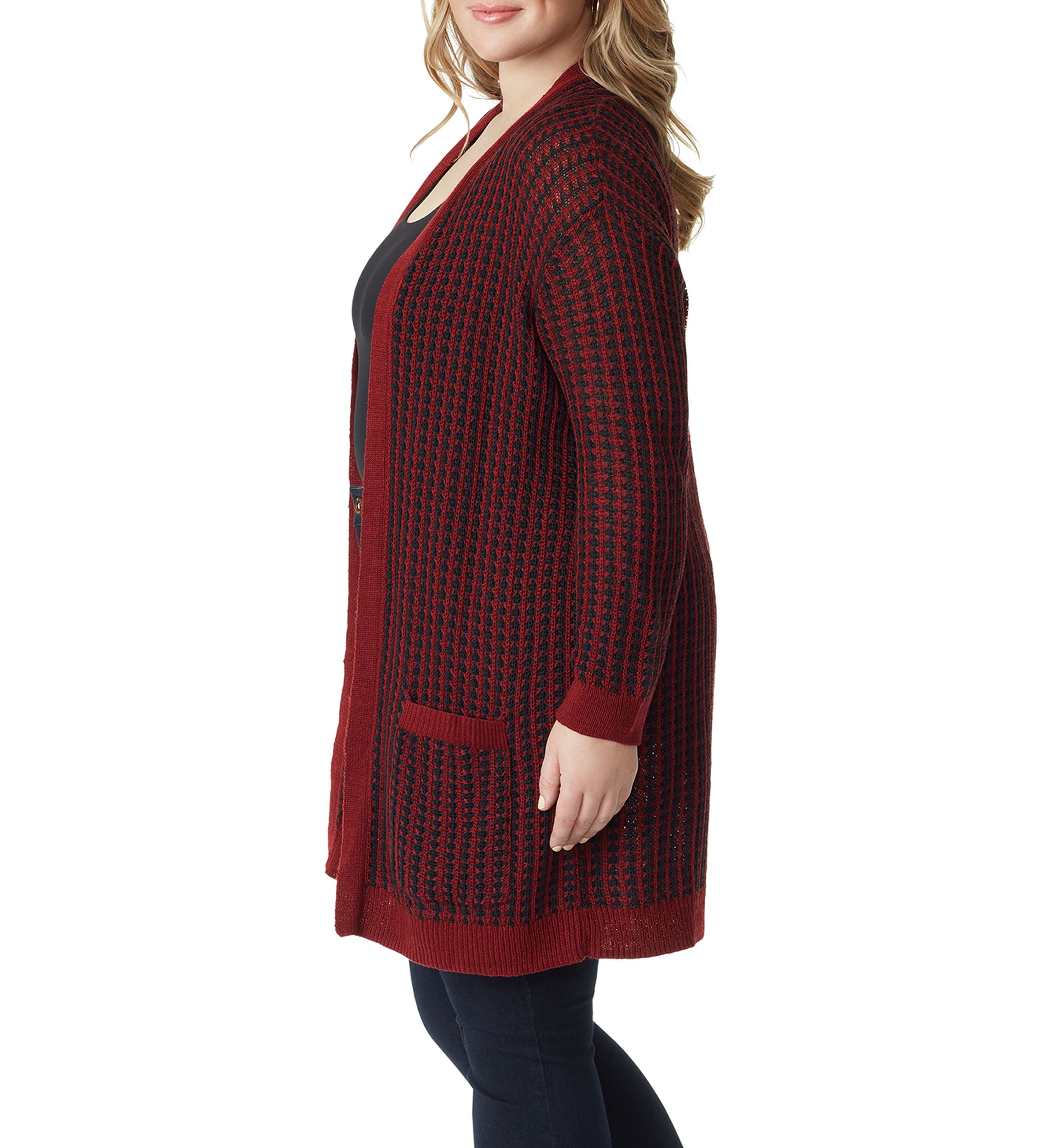 Plus Size Open Cardi Sterling Sweater