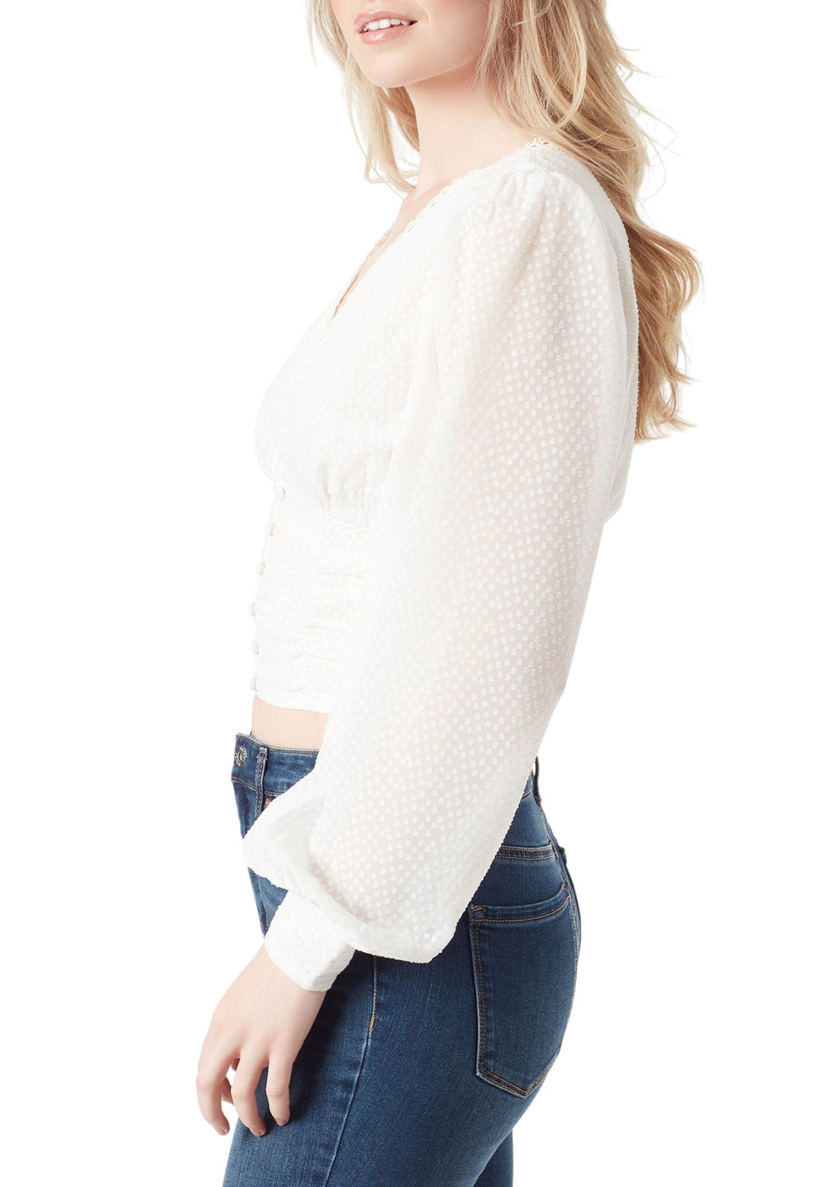 Laira Solid Woven Blouse