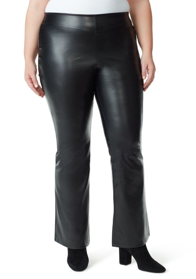 Plus Size Pull On Flare Jeans