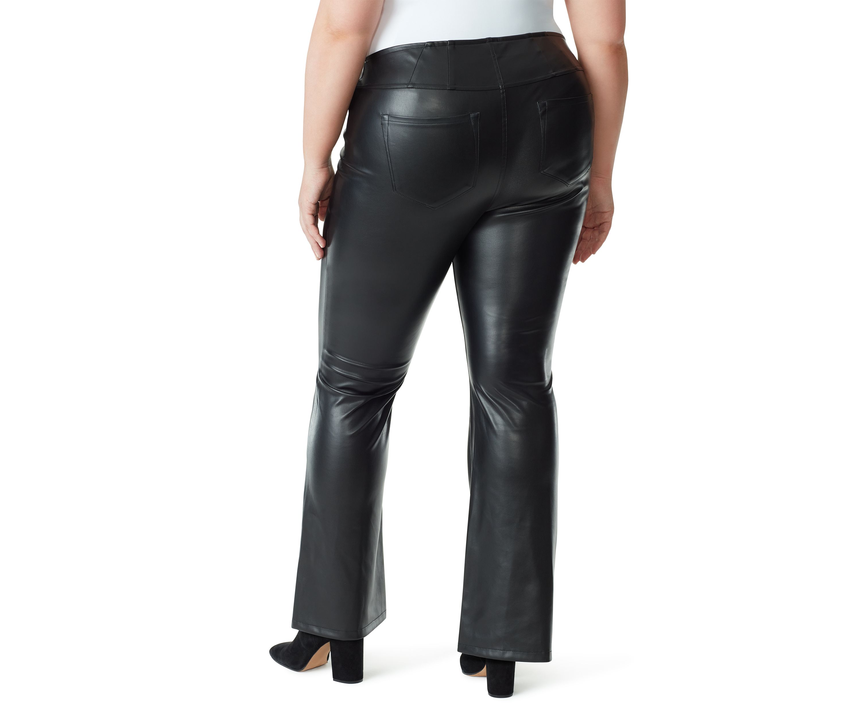 Plus Size Pull On Flare Jeans