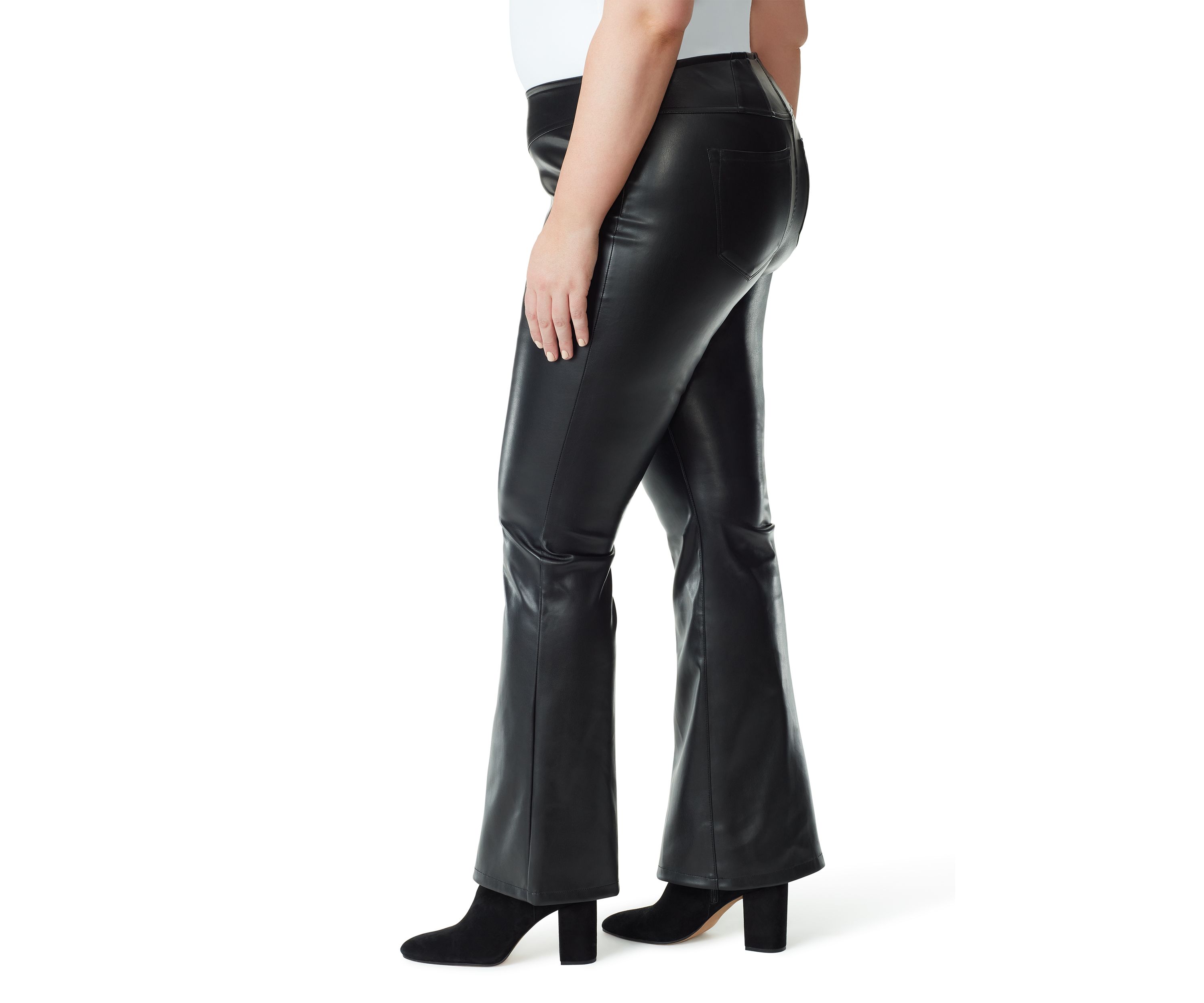 Plus Size Pull On Flare Jeans