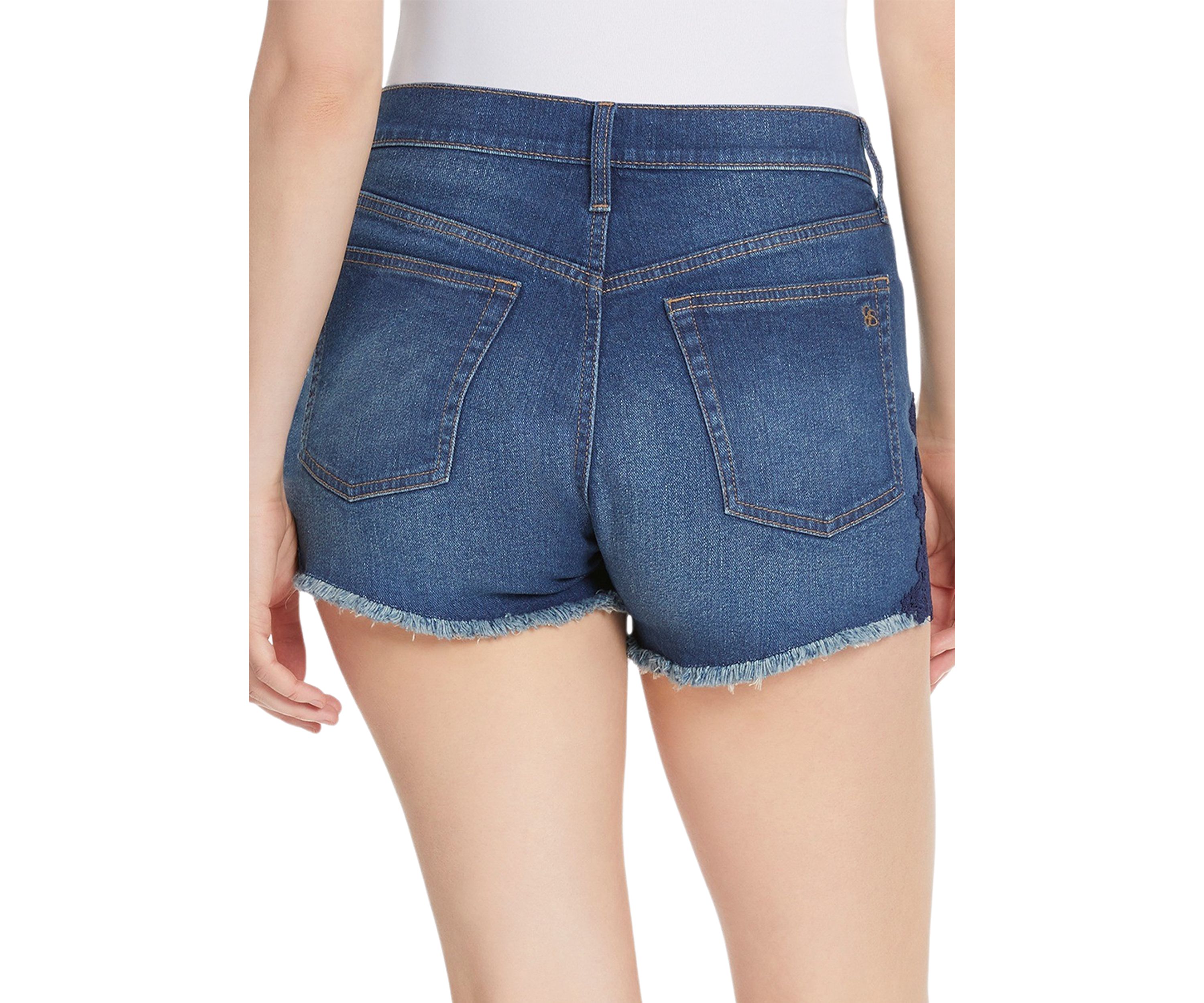 Womens Embellished Shorts