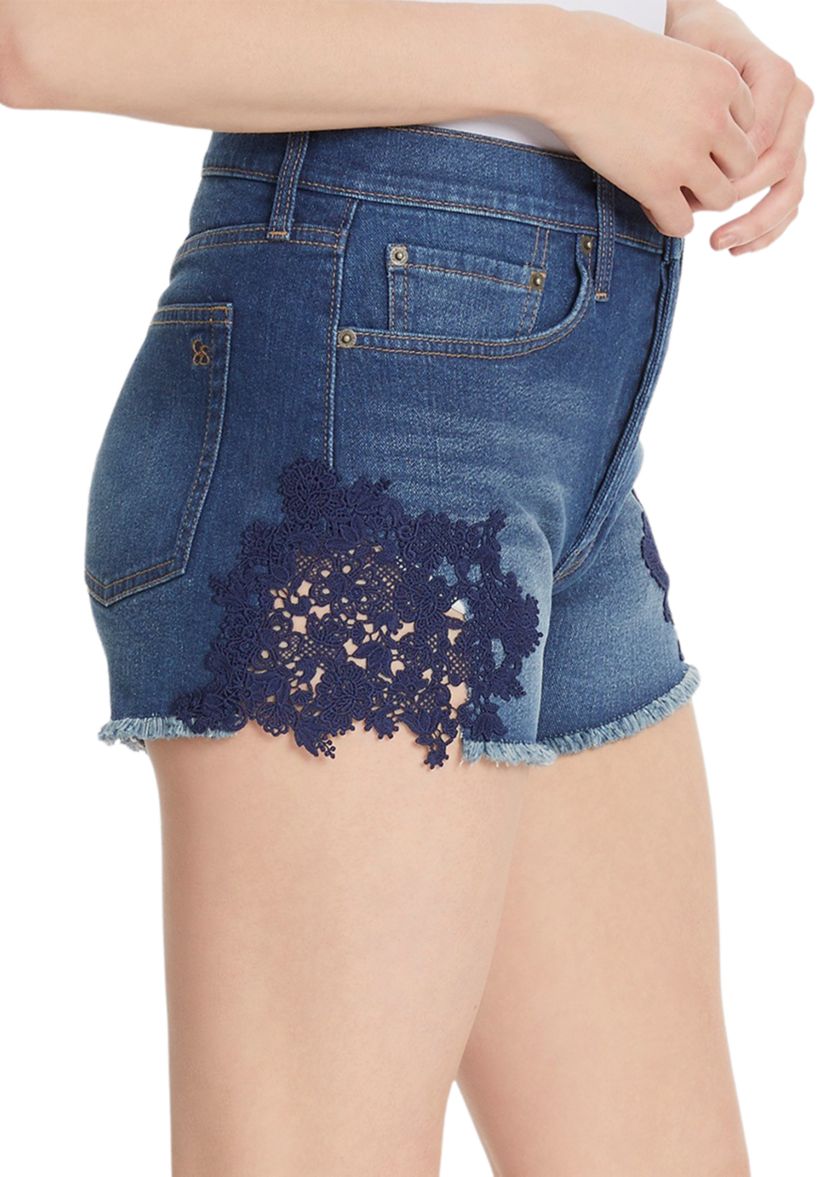 Womens Embellished Shorts