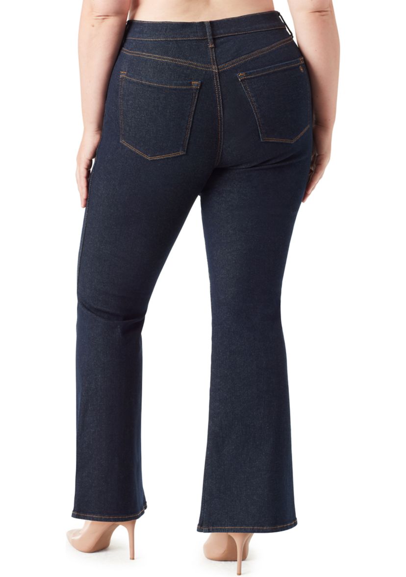 Plus Size Charmed Flare Jeans 