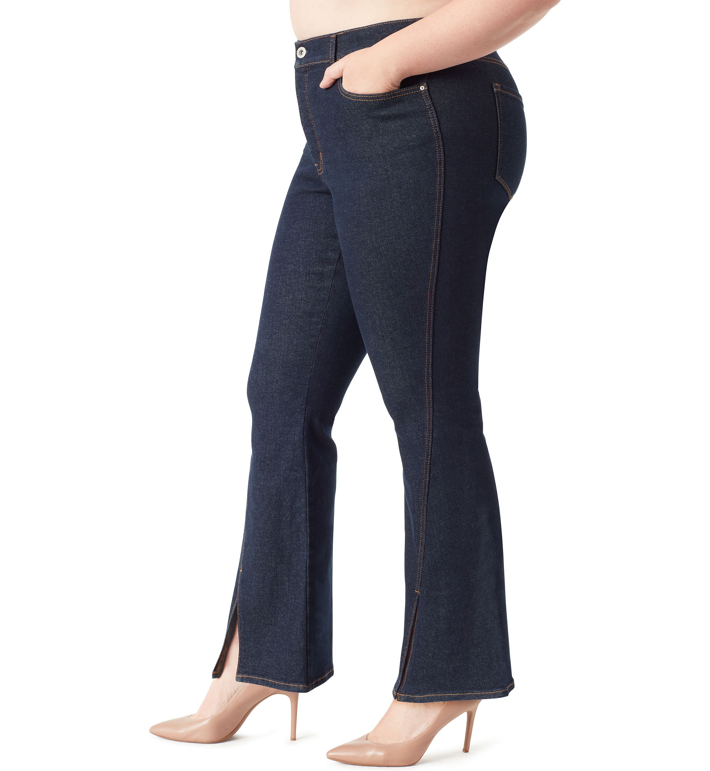 Plus Size Charmed Flare Jeans 