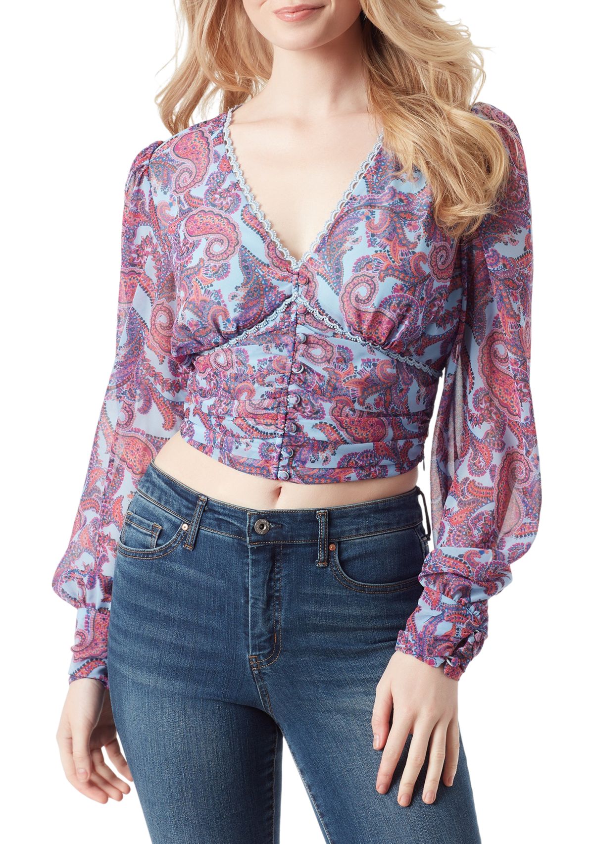 Laira Printed Woven Top 