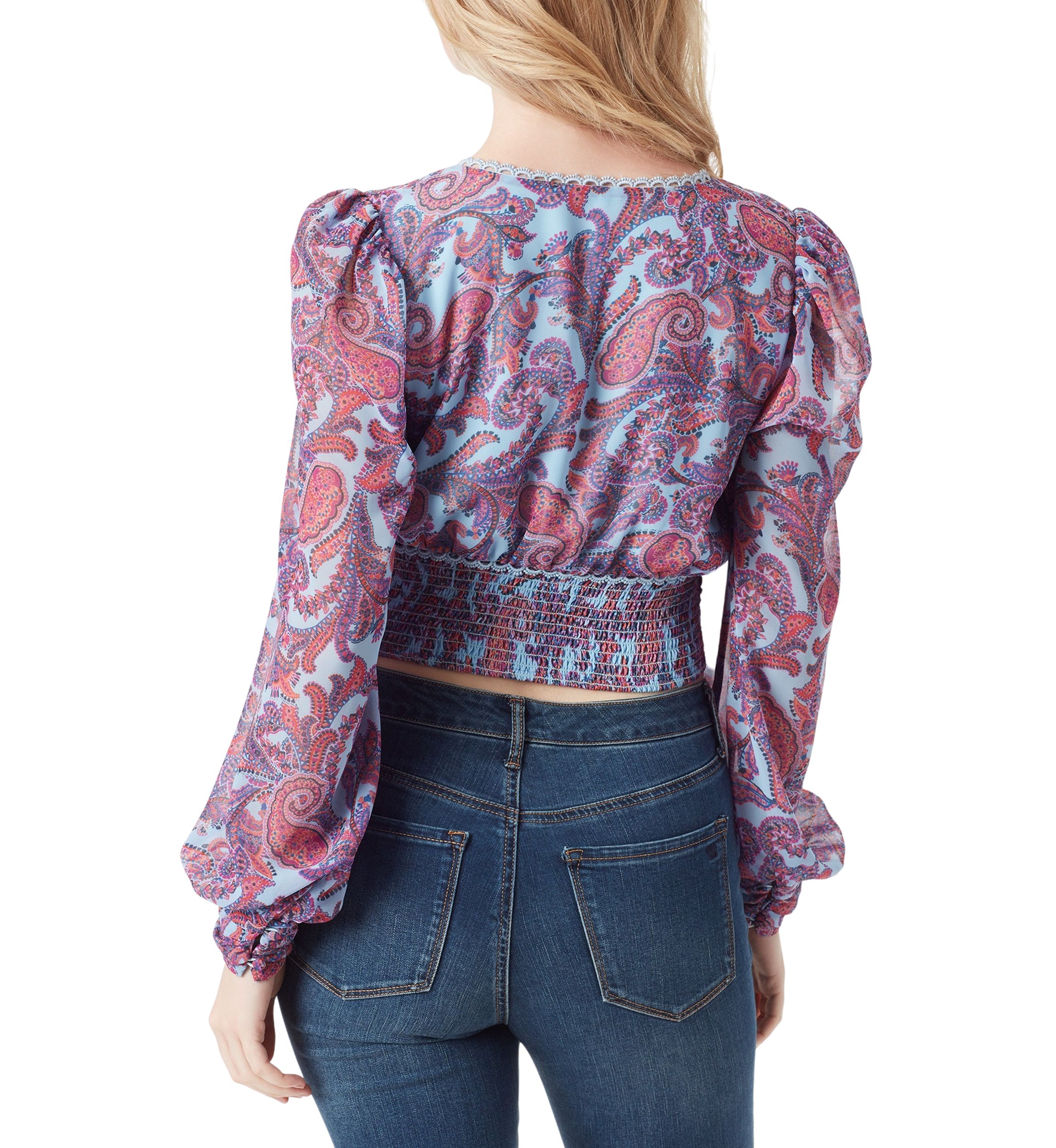 Laira Printed Woven Top 